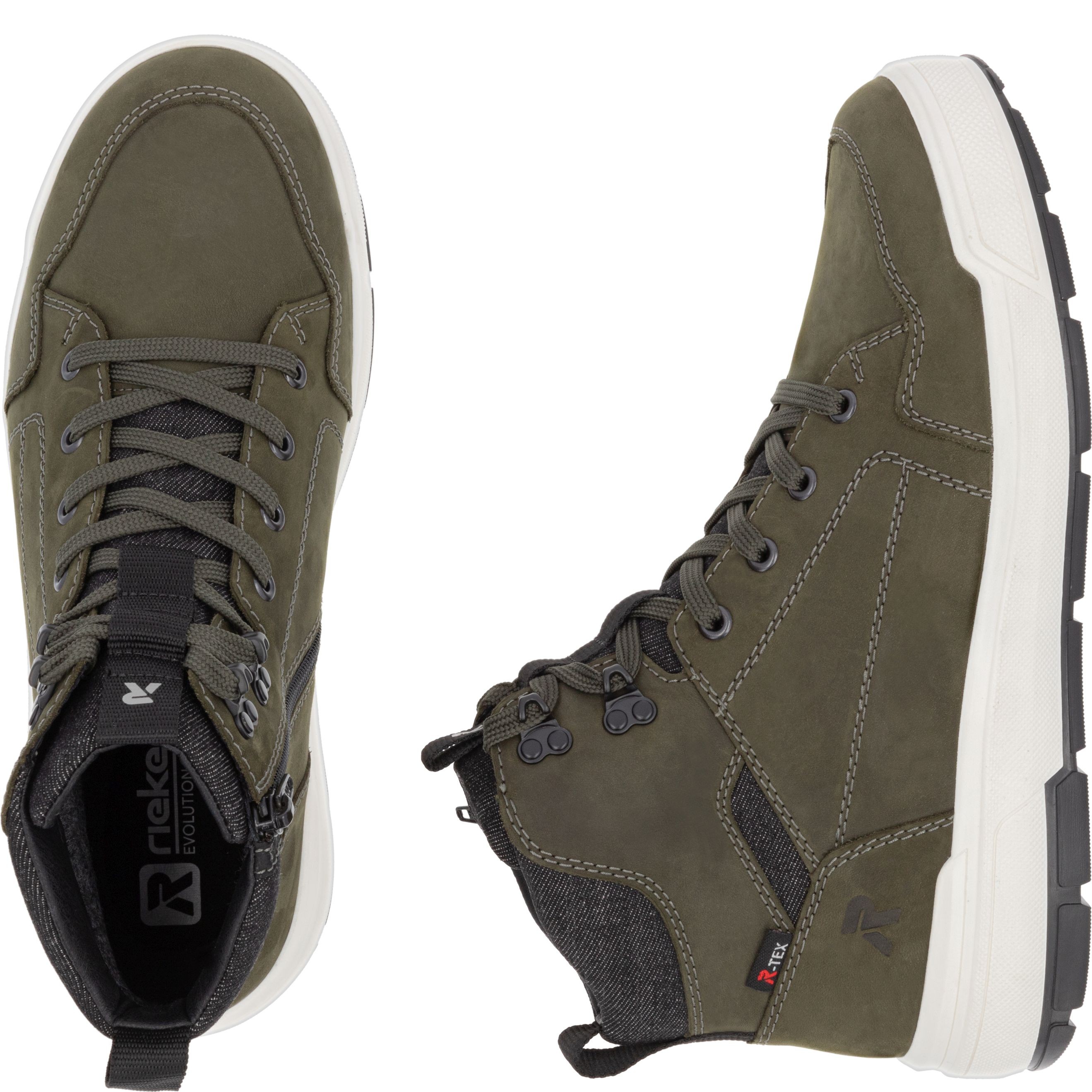 RIEKER EVOLUTION Aulinukai vyrams, Žalia, Men's boots 10