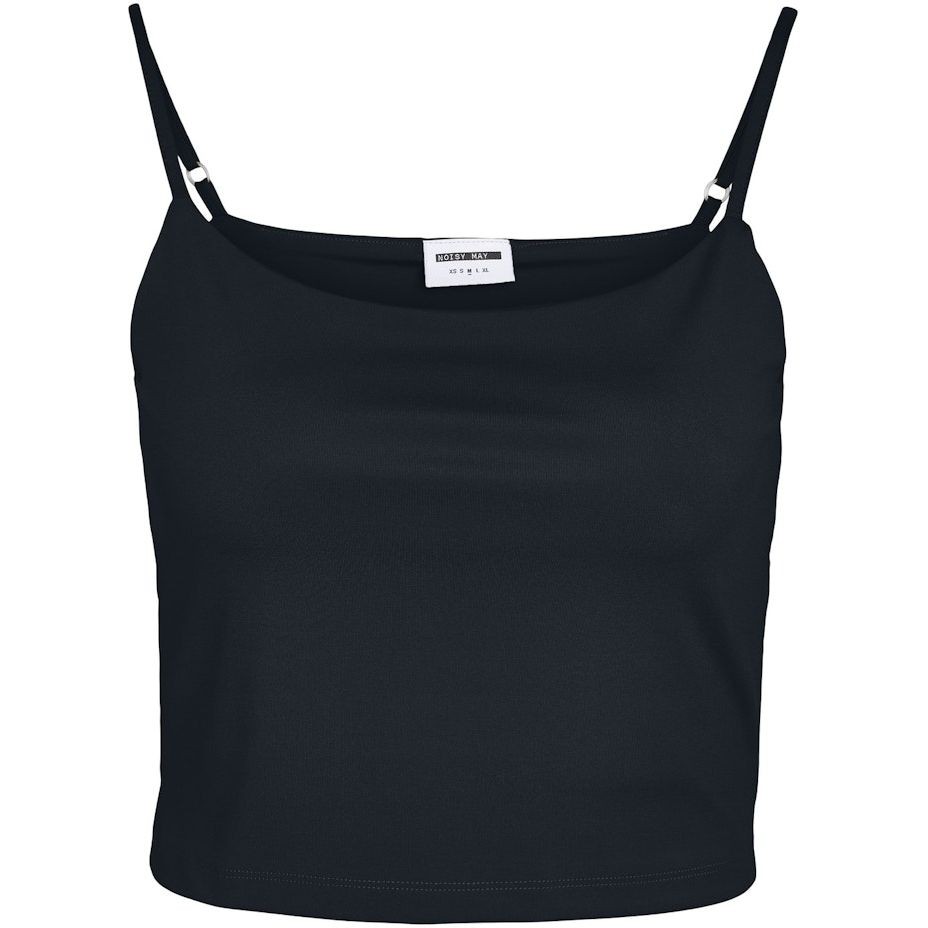 NOISY MAY Palaidinės moterims, Juoda, NMTERESA CROPPED S/L 1