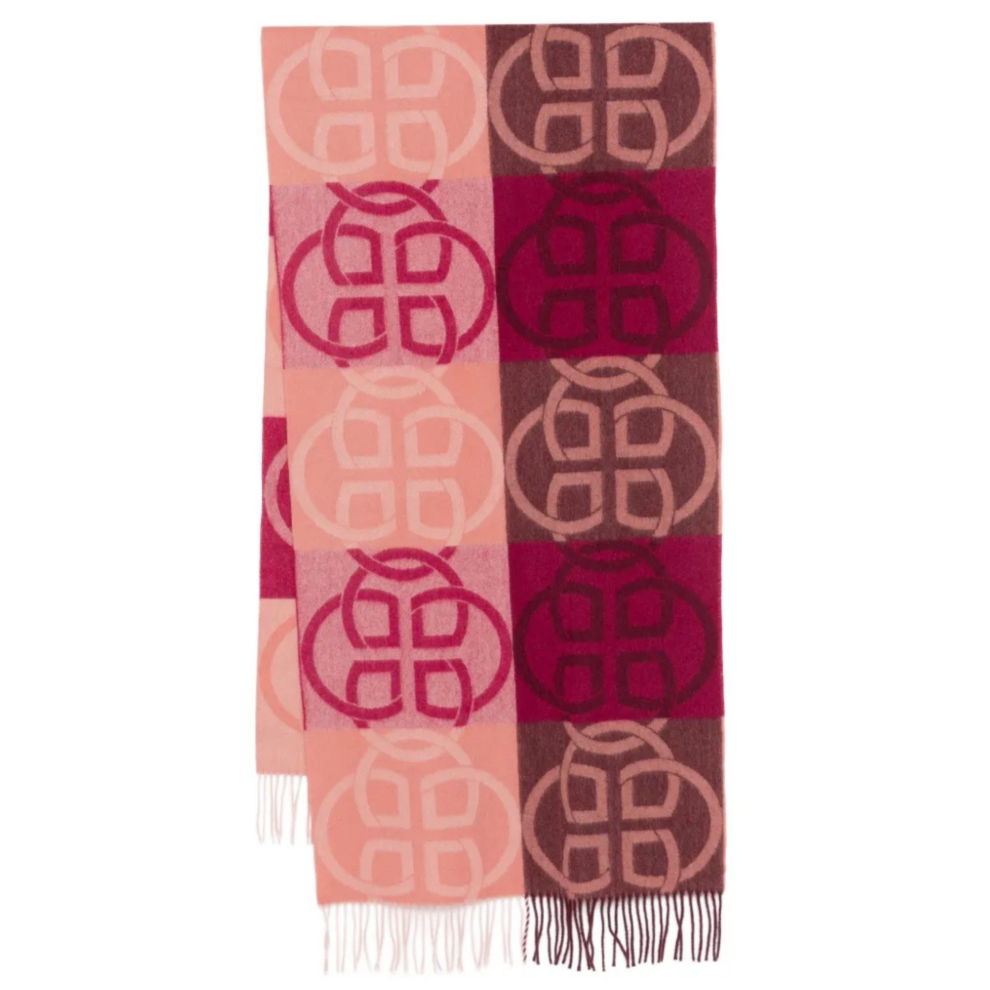 GANT Šalikas moterims, Rožinė, monogram wool scarf 1