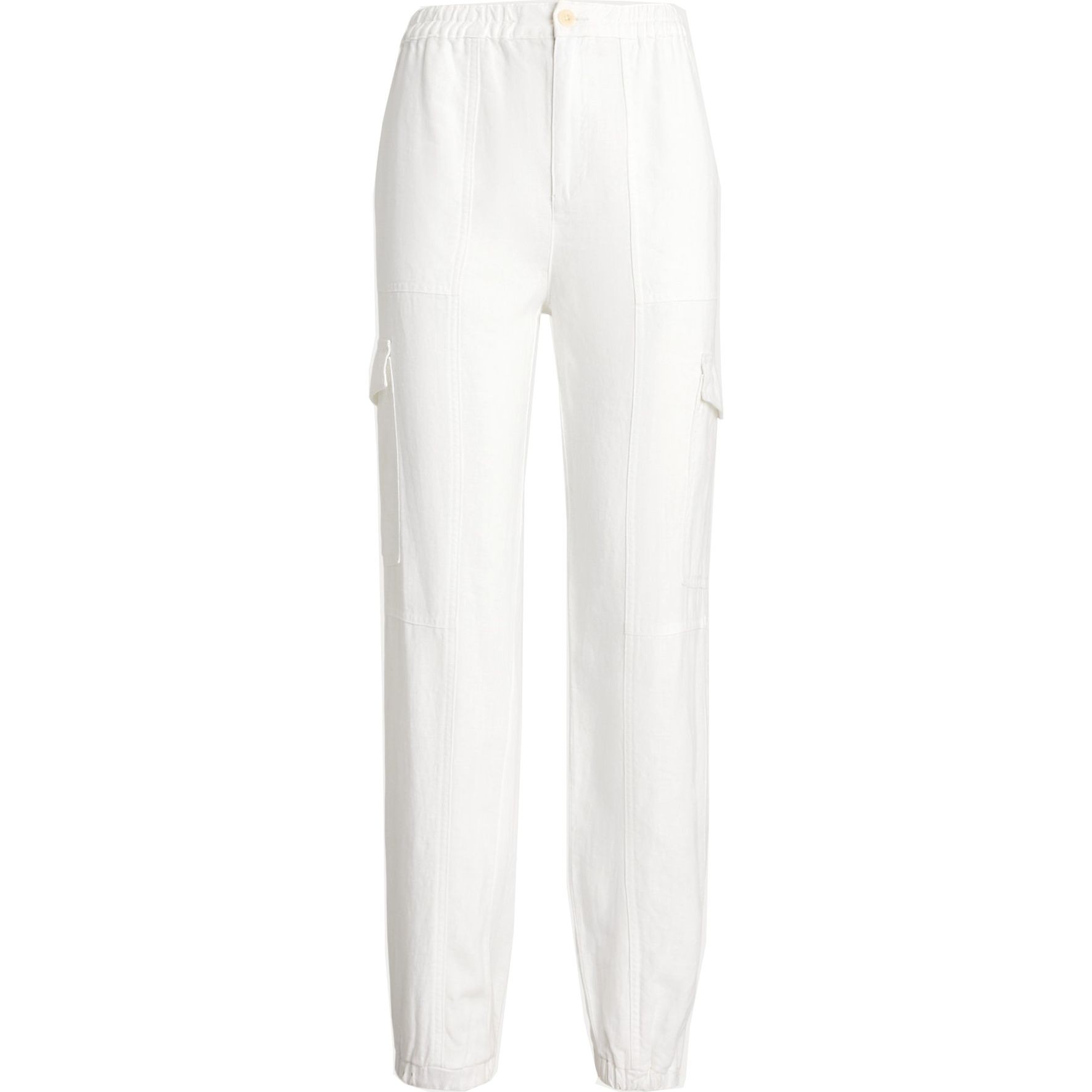 LAUREN RALPH LAUREN Laisvalaikio kelnės moterims, Balta, Sacitte cargo pants