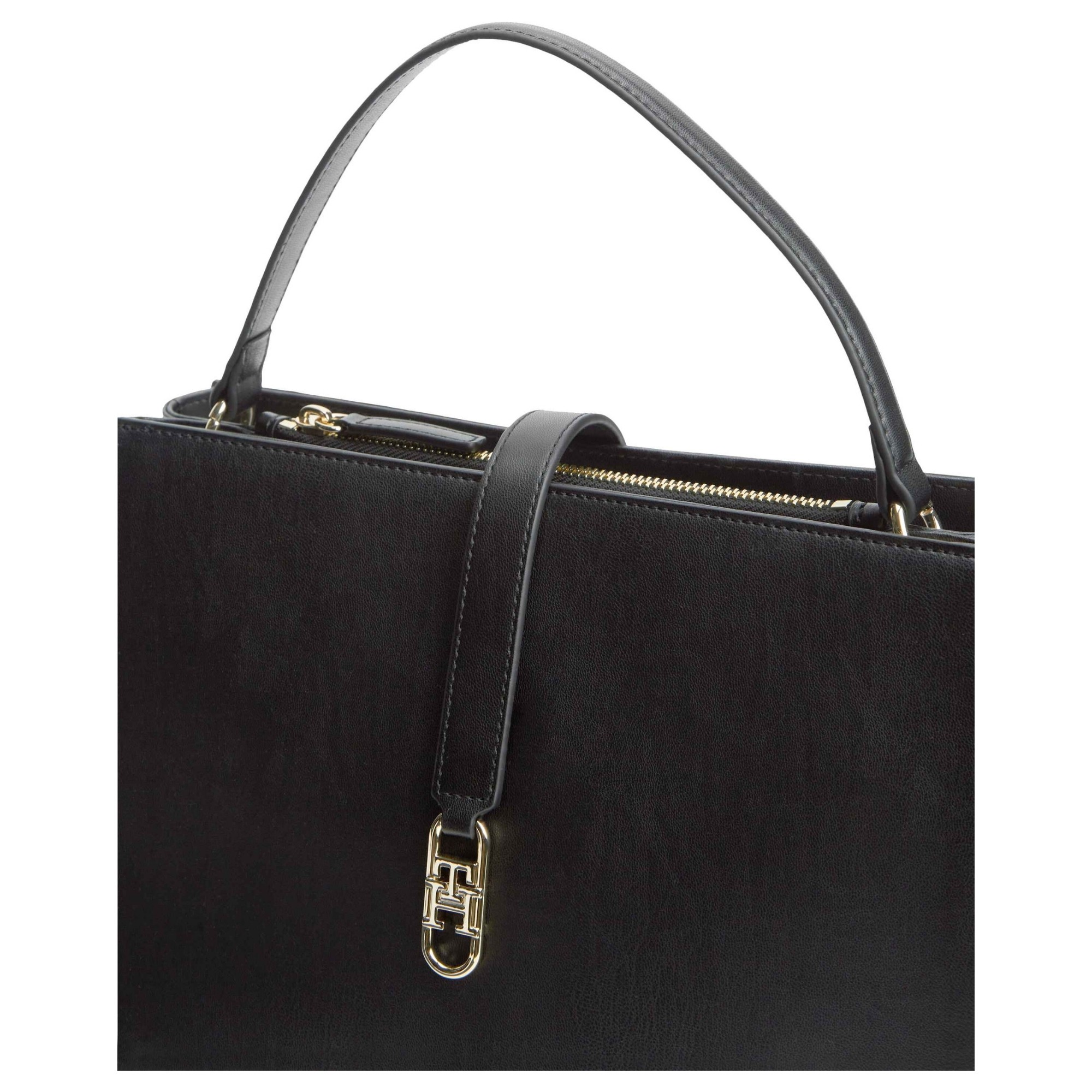 TOMMY HILFIGER Rankinė moterims, Juoda, TH libre med satchel 4