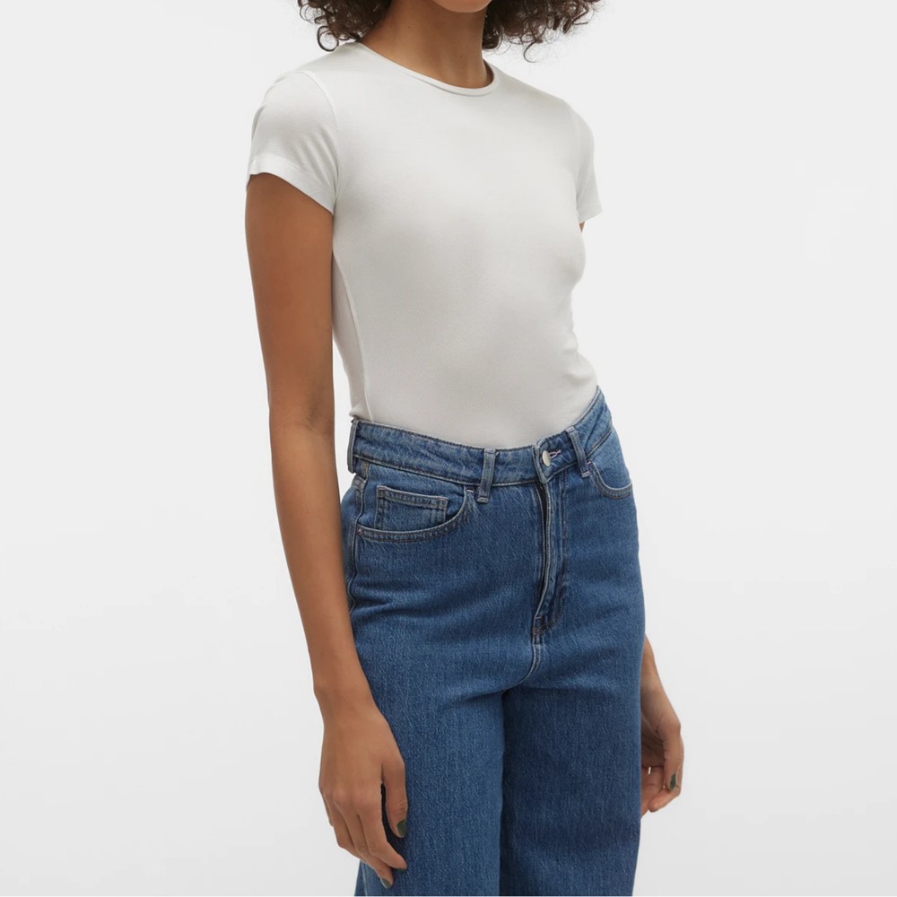 VERO MODA Marškinėliai moterims, Balta, Ines fionatop 4