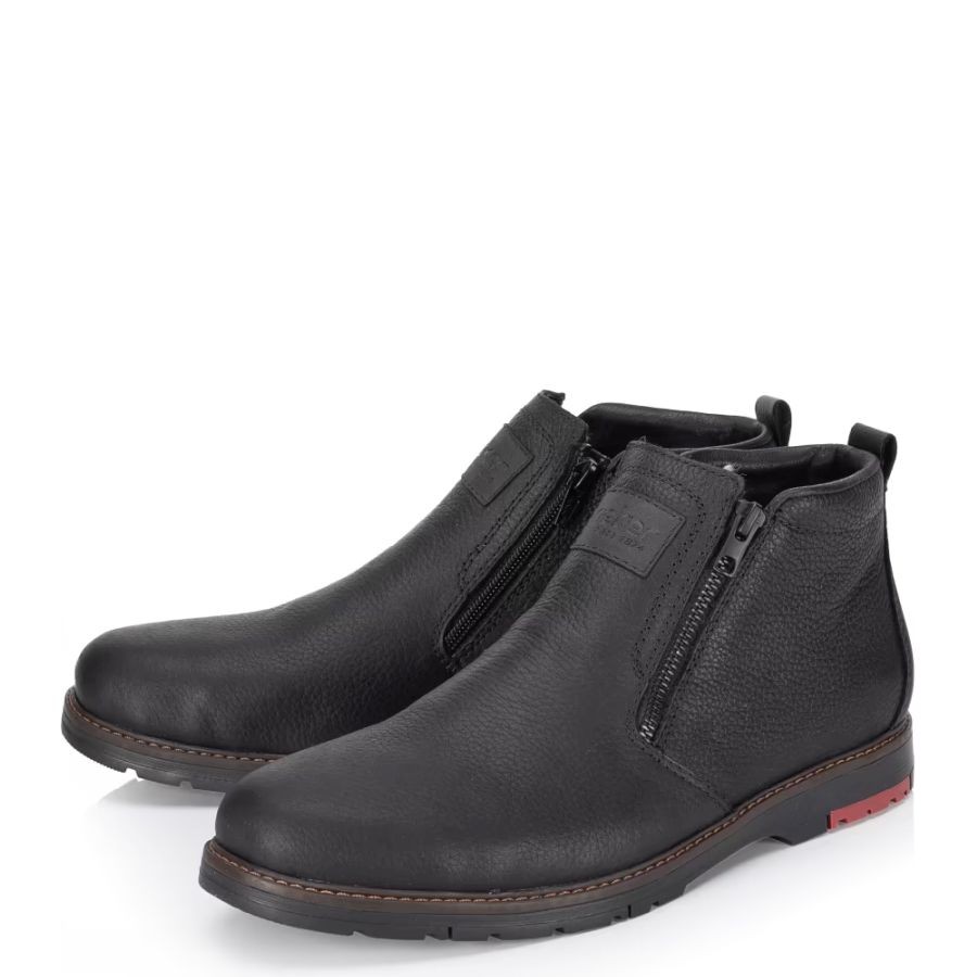 RIEKER Aulinukai vyrams, Juoda, Booties 4