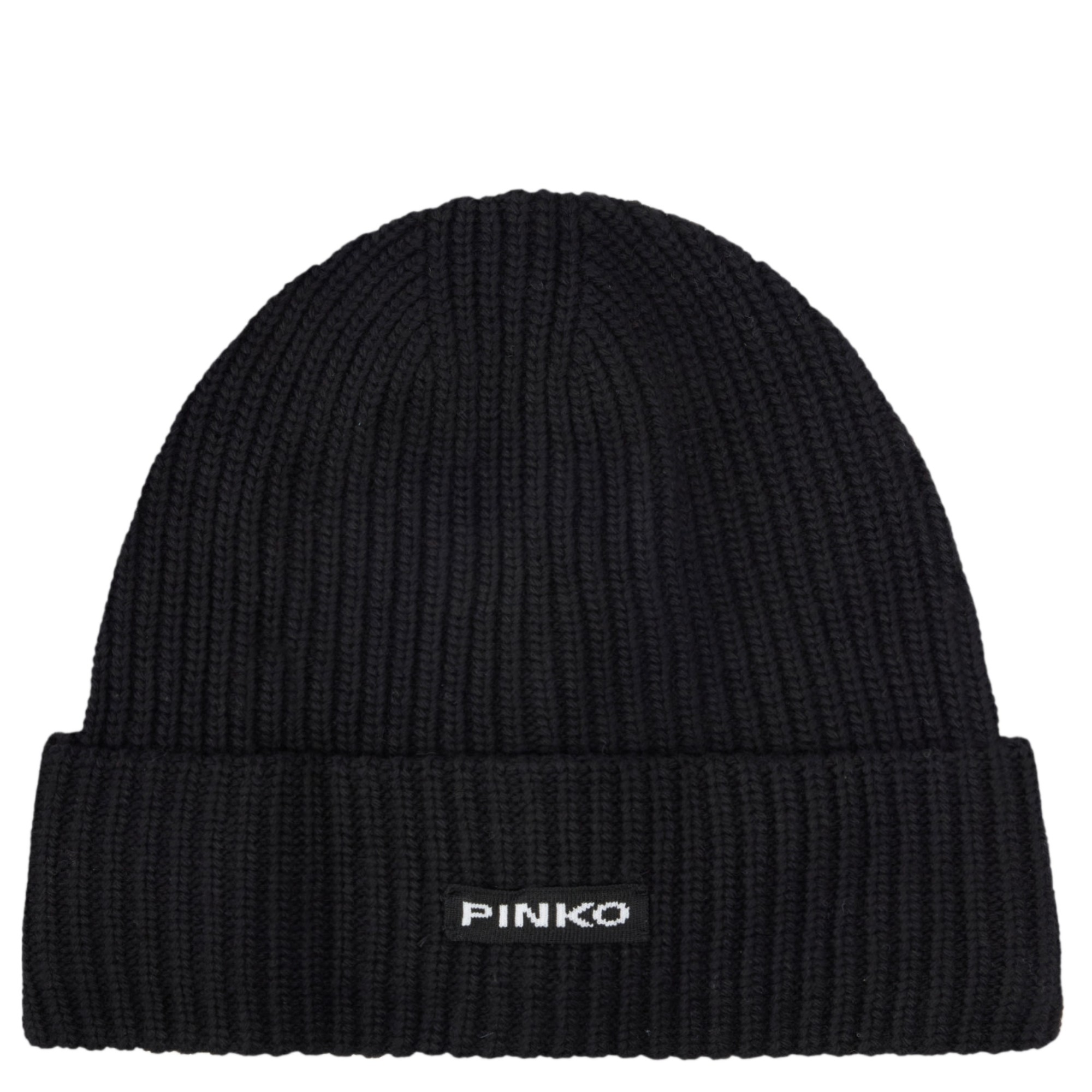 PINKO Skrybėlė moterims, Juoda, Bosnia beanie 1