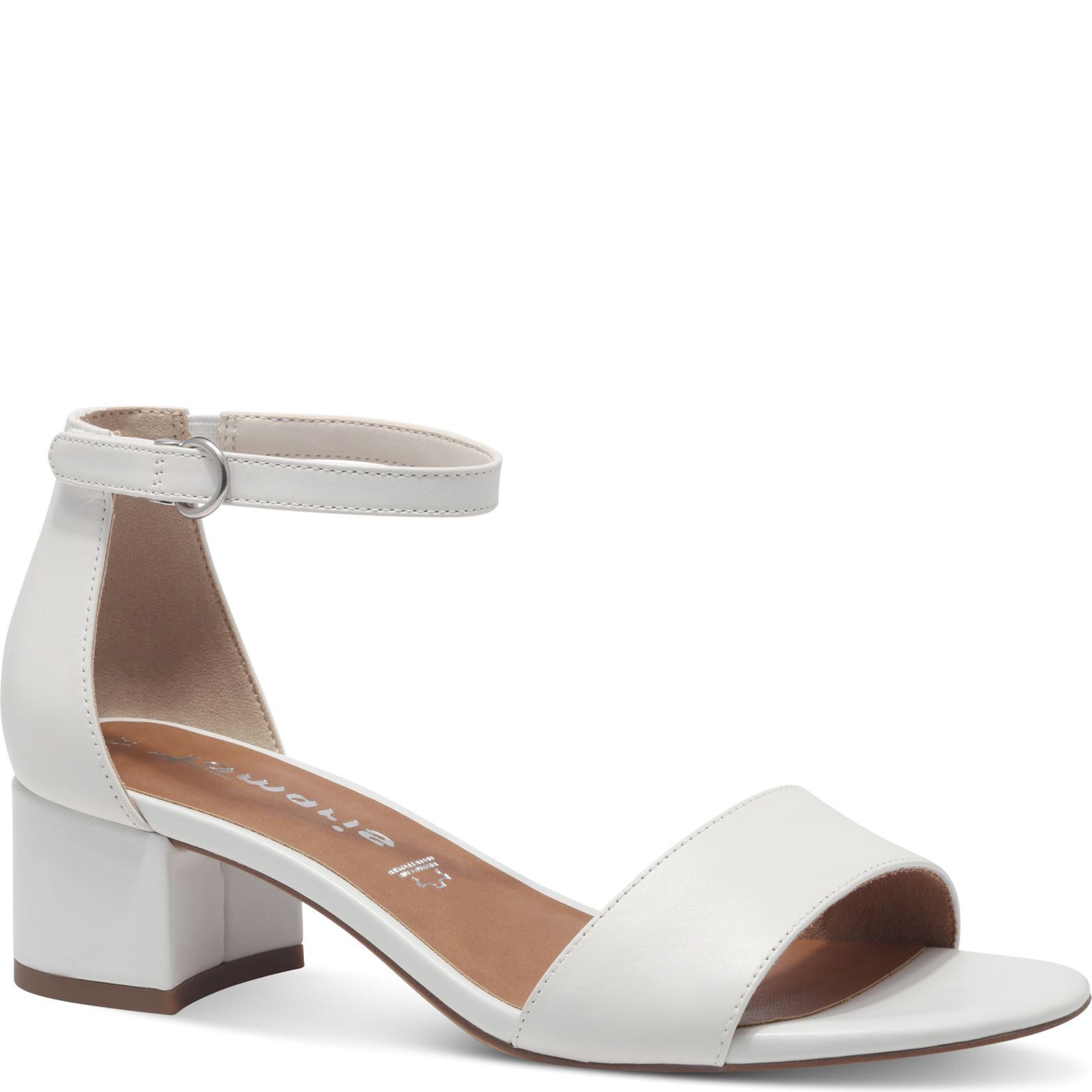 TAMARIS Basutės moterims, Balta, Sandal heel 1