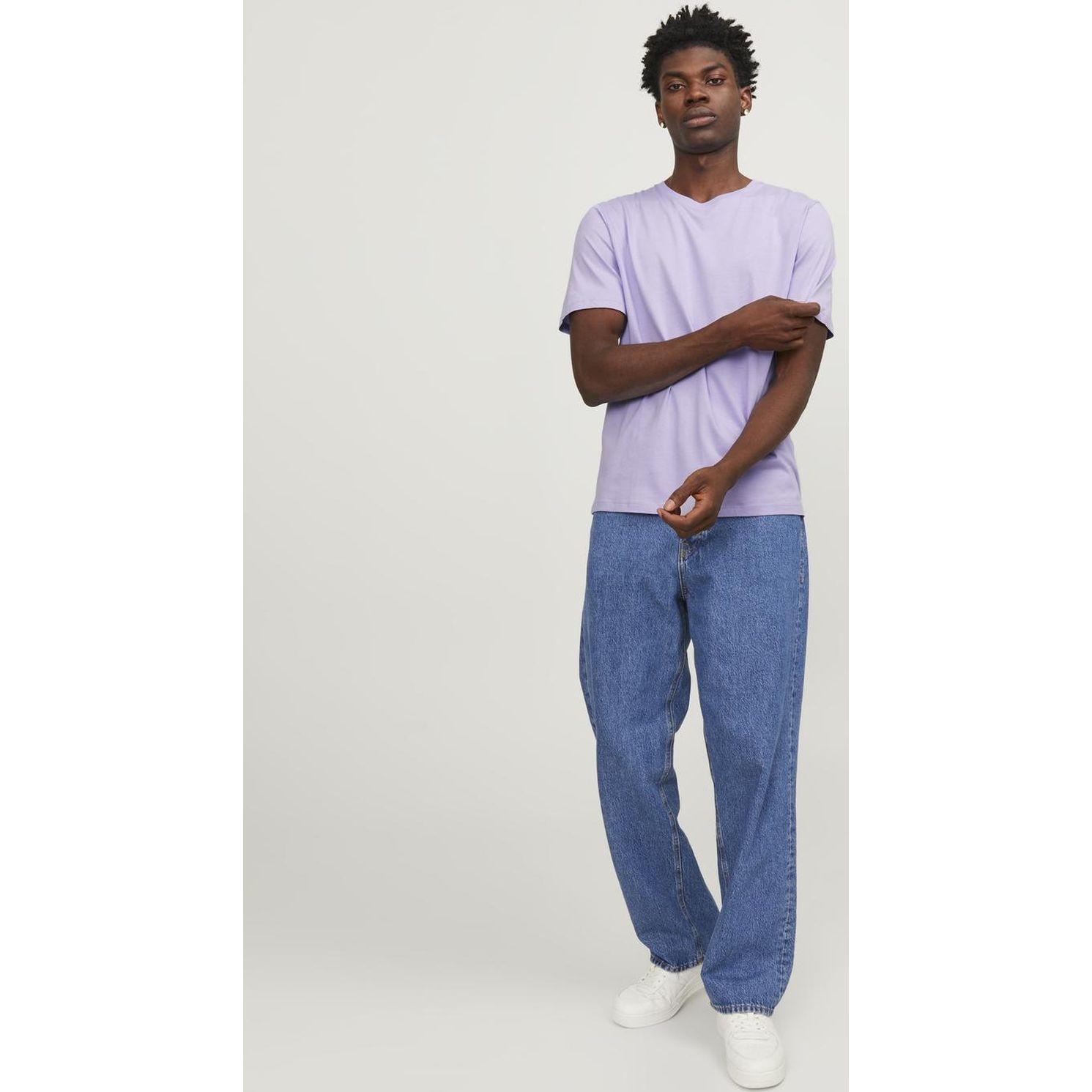 JACK & JONES Marškinėliai vyrams, Violetinė, Jjeorganic t-shirts 6