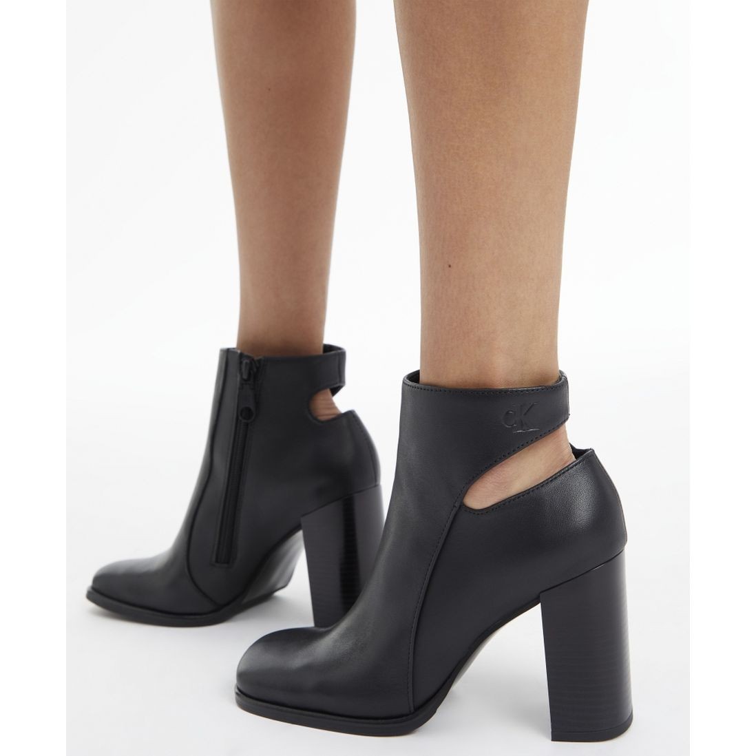 CALVIN KLEIN JEANS Aulinukai moterims, Juoda, Heel zip boot 6