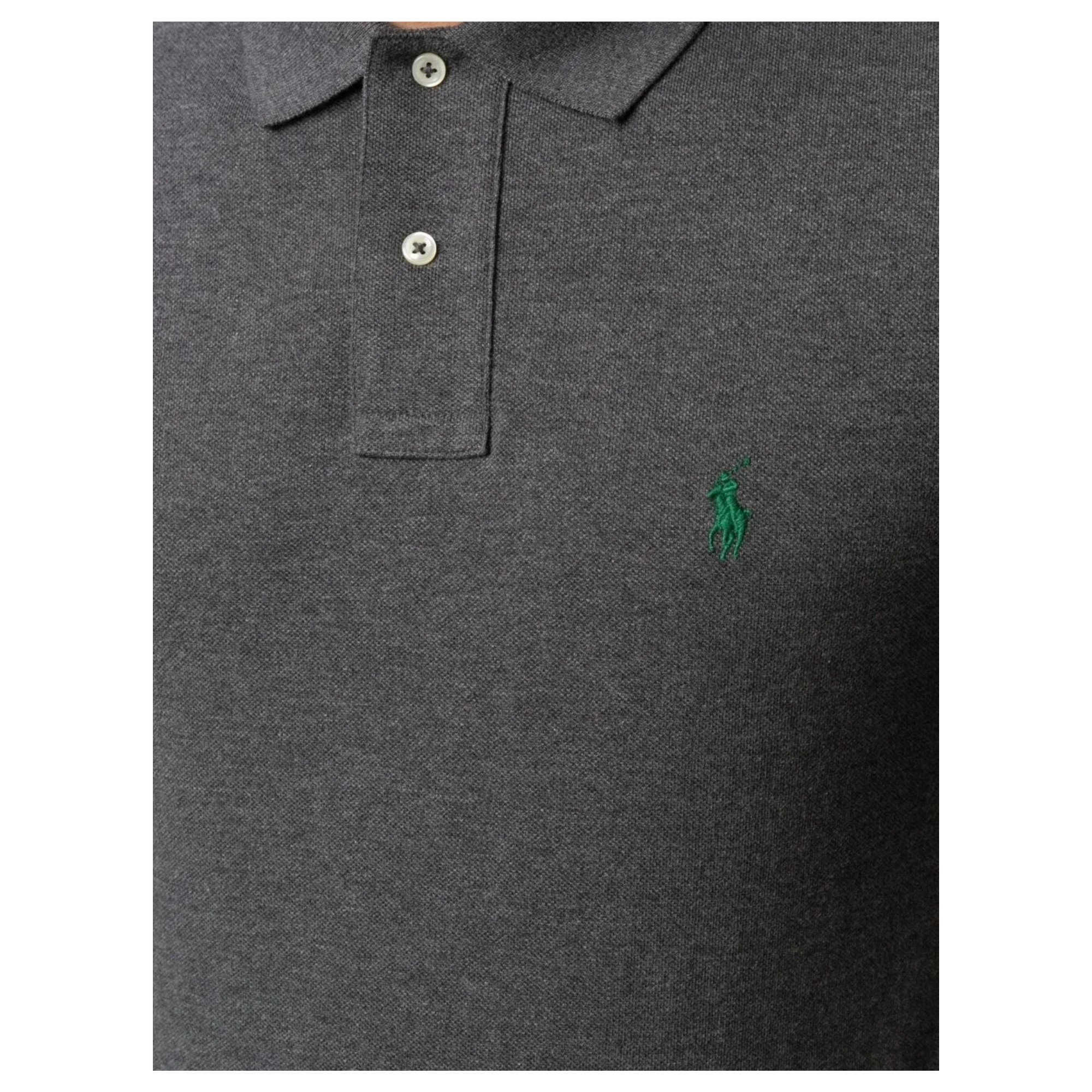POLO RALPH LAUREN Polo marškiniai trumpos rank. vyrams, Pilka, Polo shirt 4