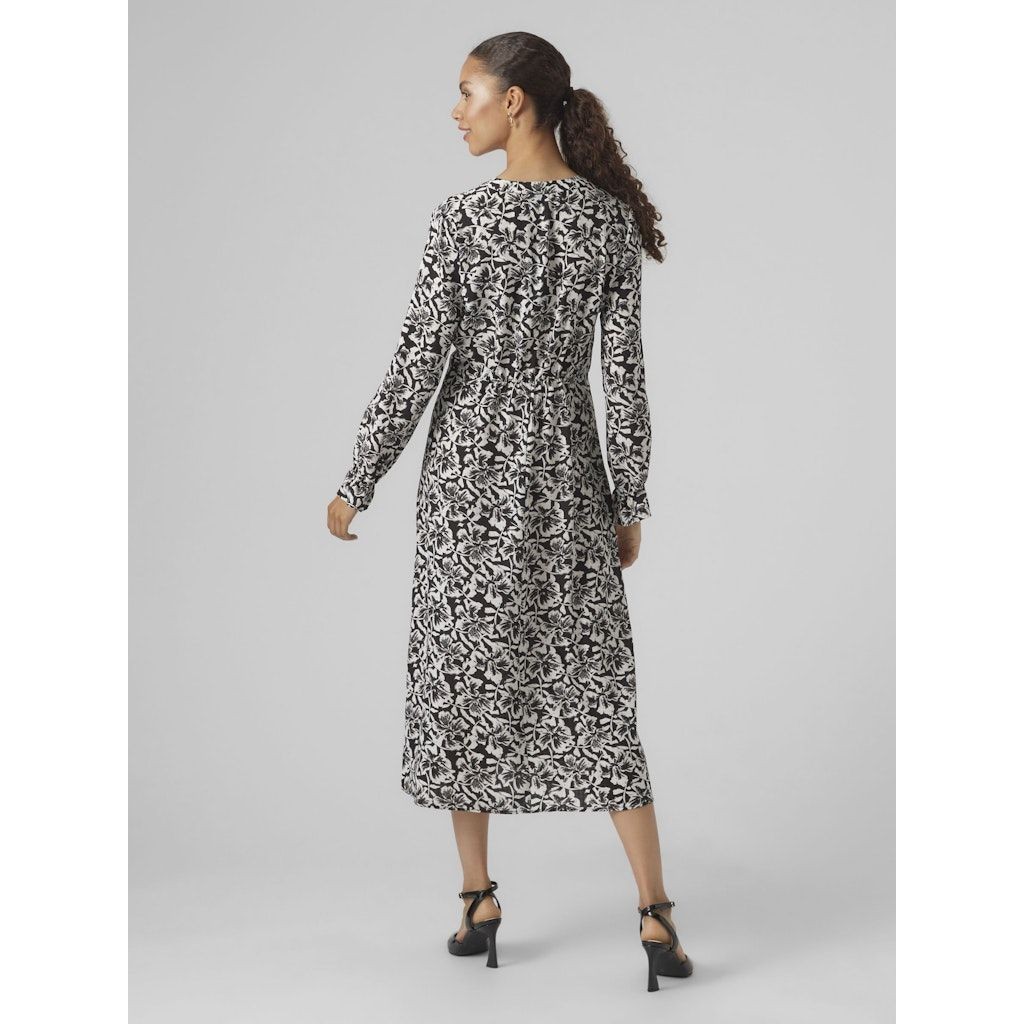 VERO MODA Maxi suknelė moterims, Juoda, VMSOPHIA L/S ANK 3