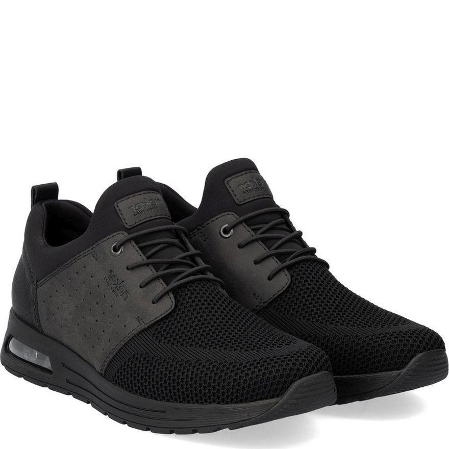 RIEKER Laisvalaikio bateliai vyrams, Juoda, Men's shoes 1