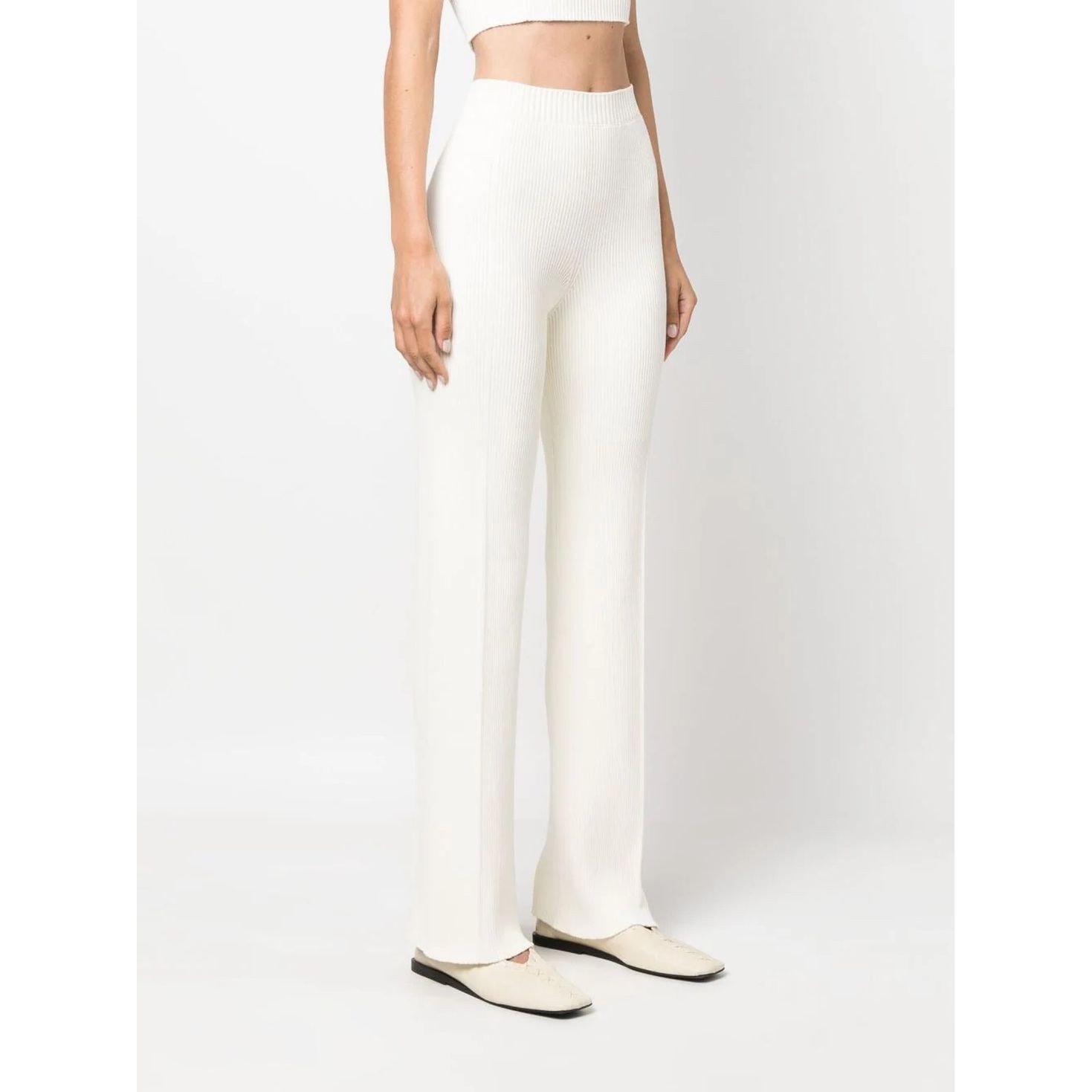 AERON Tiesūs džinsai moterims, Kūno, Ribbed straight pants 2