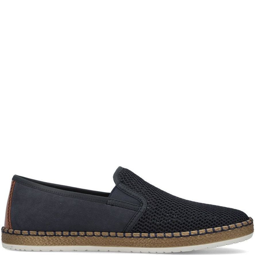 RIEKER Bateliai - vyrams, Mėlyna, SHOES 3