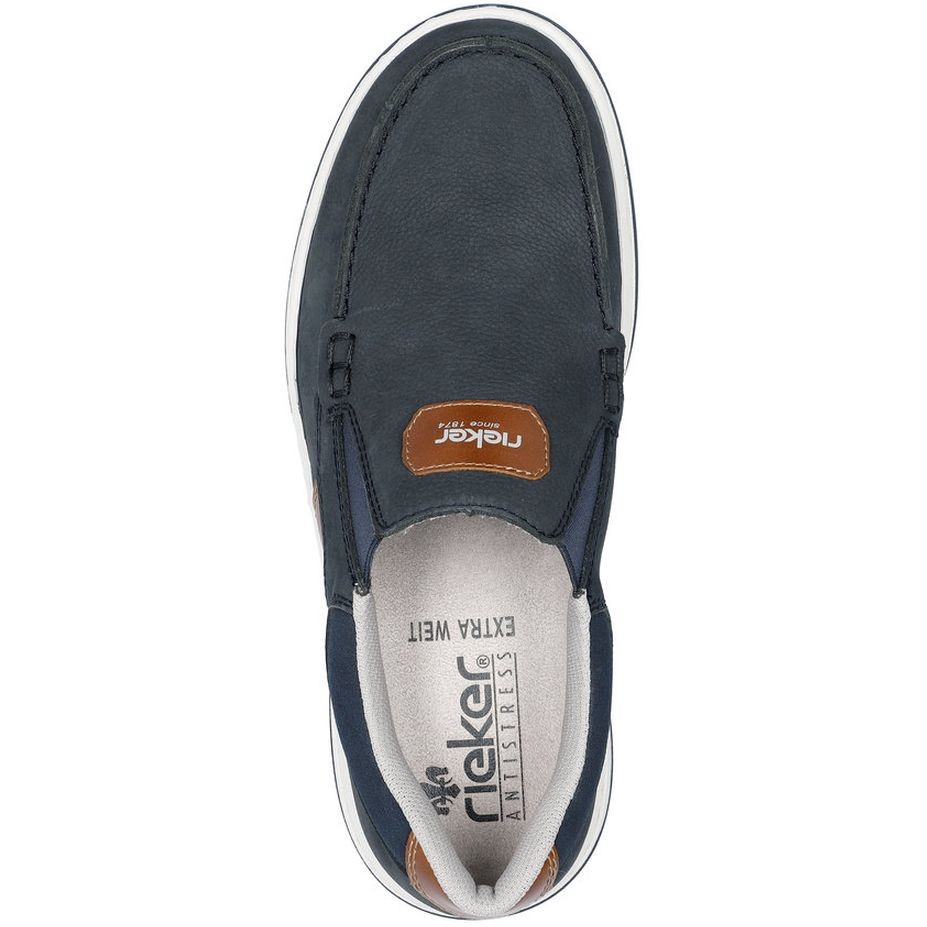 RIEKER Laisvalaikio bateliai vyrams, Mėlyna, LEISURE 6