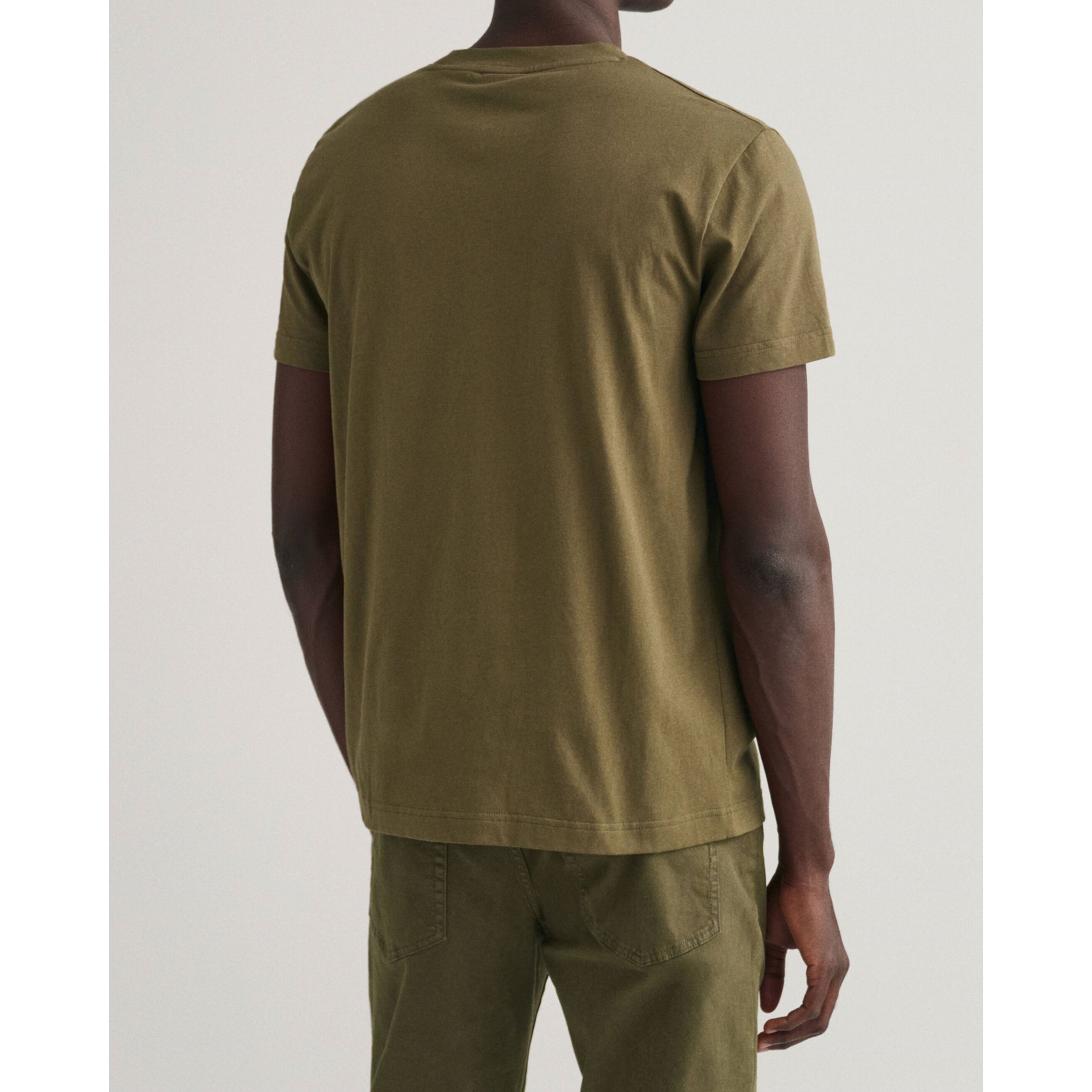 GANT Marškinėliai vyrams, Žalia 3