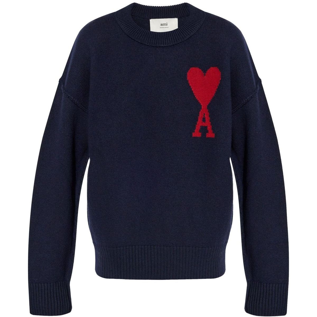 AMI PARIS Megztinis, Mėlyna, Sweater