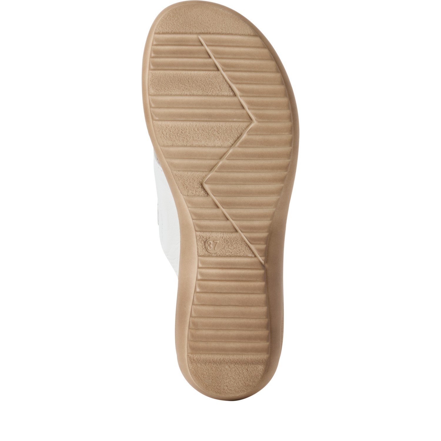 MARCO TOZZI Pliažo šlepetės per pirštą moterims, Balta, Flip-Flops 4