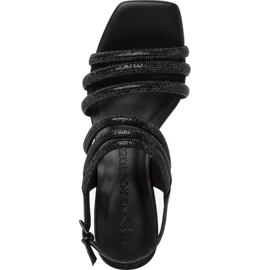 MARCO TOZZI Basutės moterims, Juoda, SANDALS 4