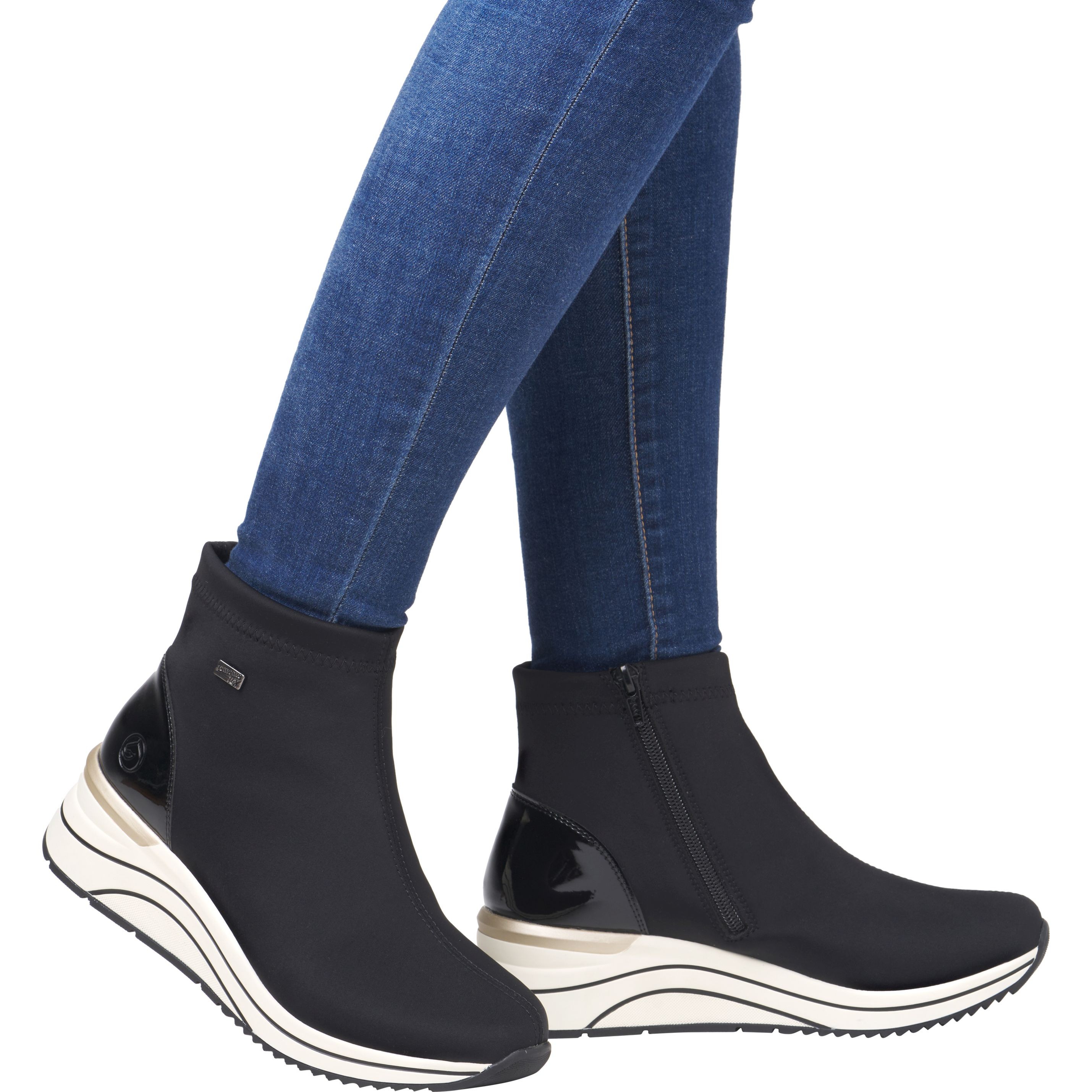 REMONTE Aulinukai moterims, Juoda, Ladies mid height boots 2