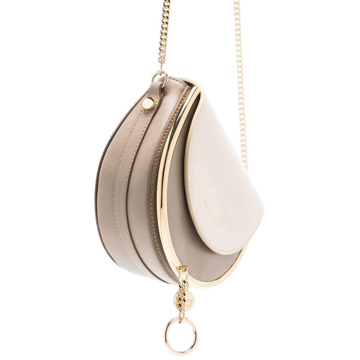 SEE BY CHLOE Rankinė per petį moterims, Pilka, Mara evening clutch 4