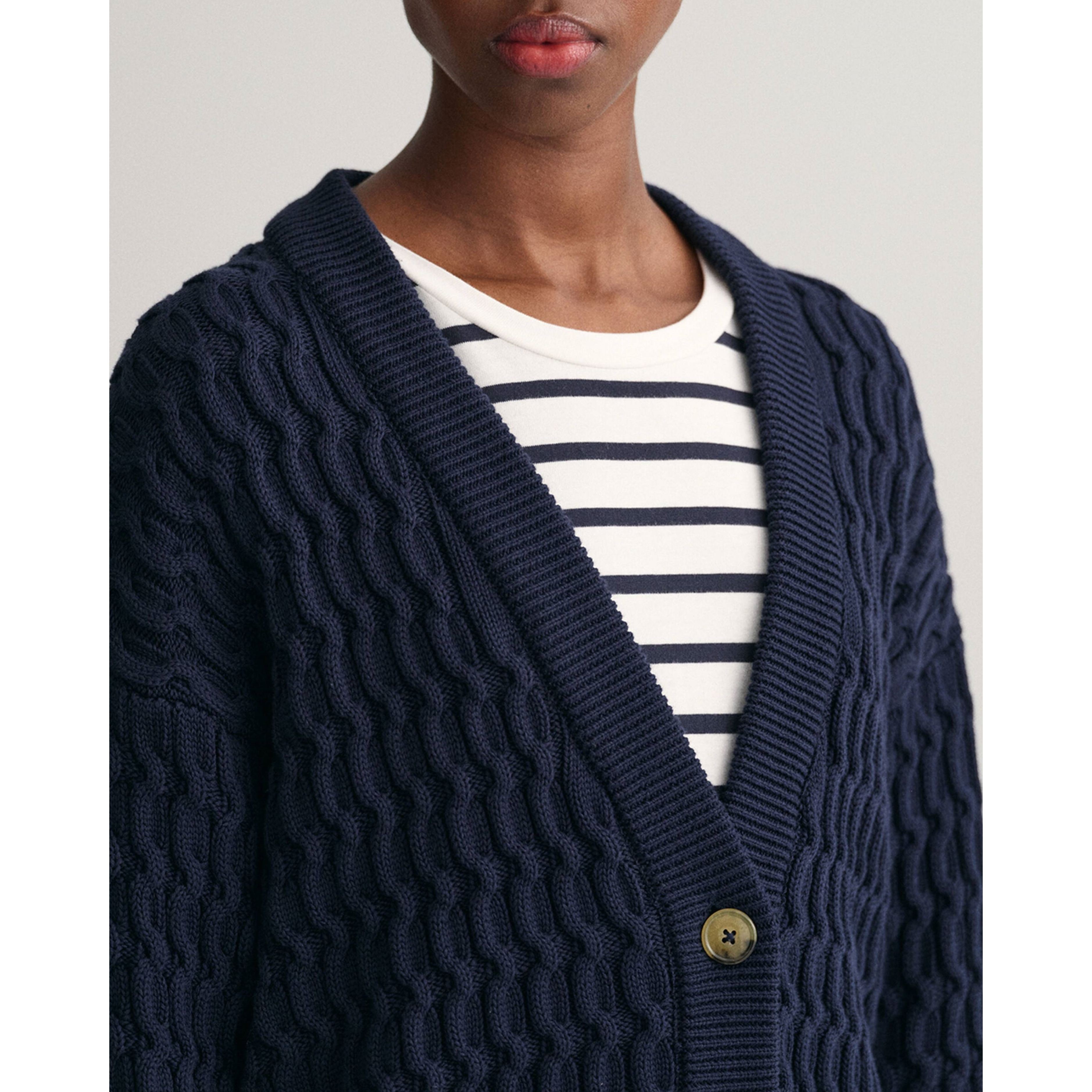 GANT Kardiganas moterims, Mėlyna 4