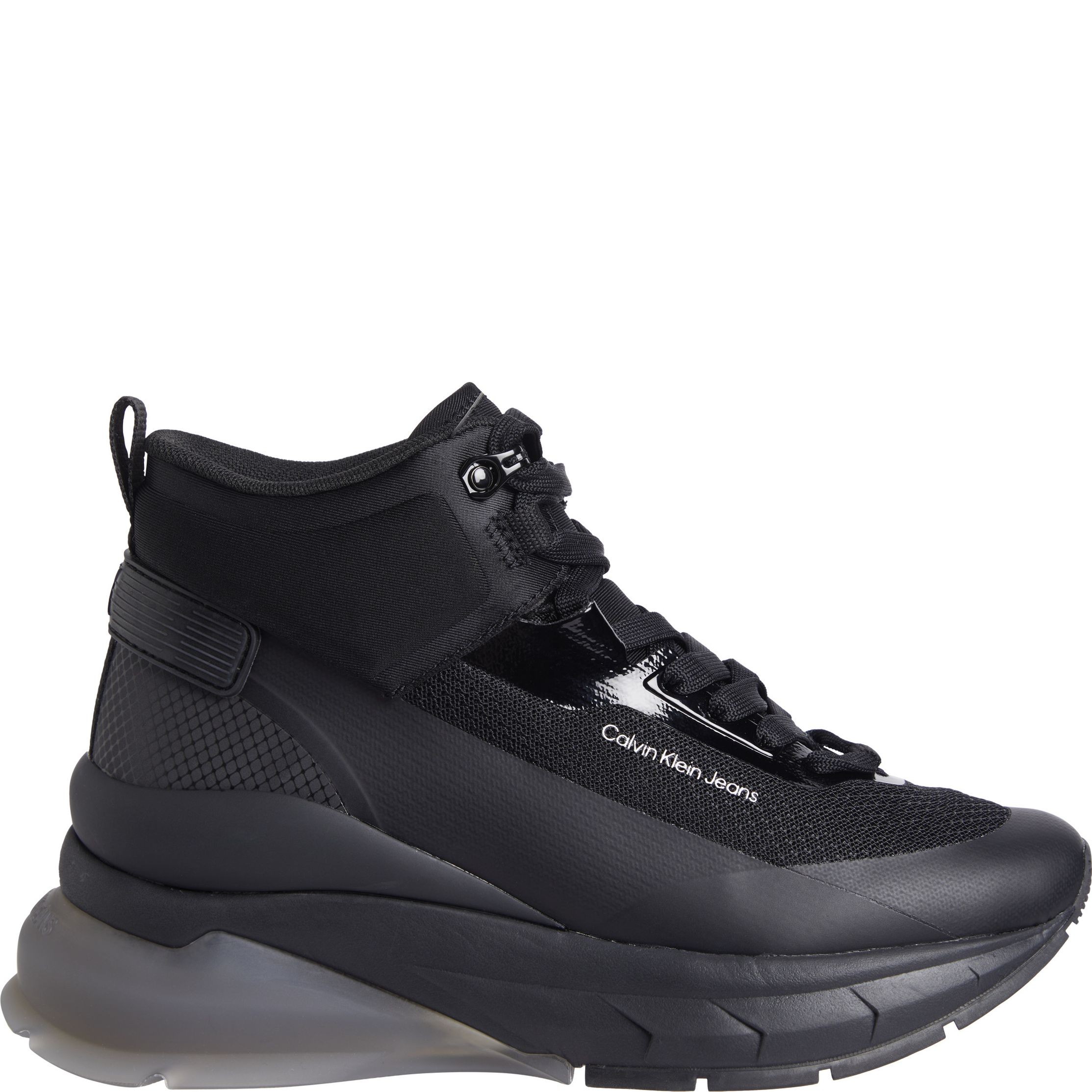 CALVIN KLEIN JEANS Aulinukai moterims, Juoda, Wedge runner lace up booties 2