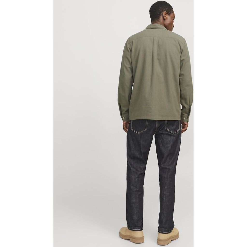JACK & JONES Lengva striukė vyrams, Chaki, Raymond overshirt 3