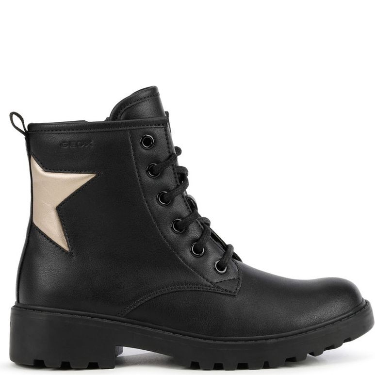 GEOX Aulinukai mergaitėms, Juoda, Casey booties 1
