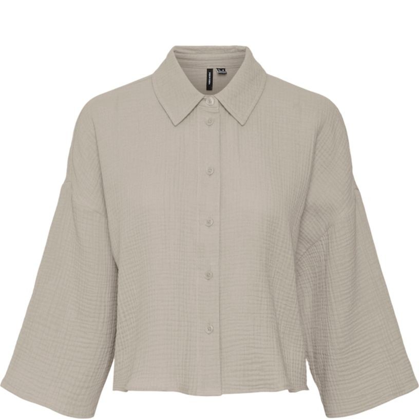 VERO MODA Marškiniai ilgomis rankovėmis moterims, Baige, Natali crop shirt