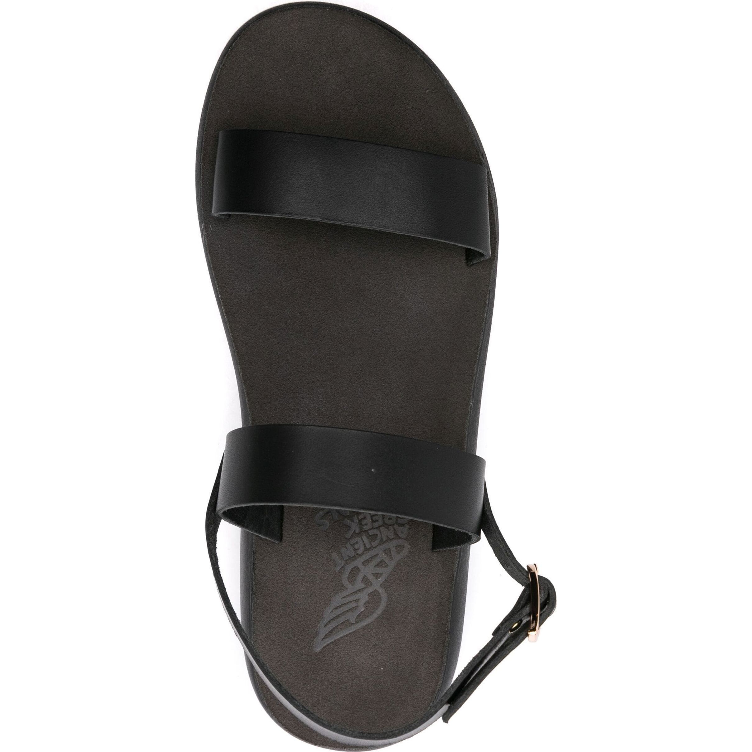 ANCIENT GREEK SANDAL Basutės moterims, Juoda, Clio comfort vachetta sandals 4