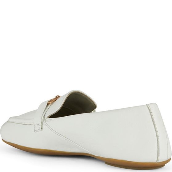 GEOX Balerinos moterims, Balta, Palmaria moccasins 3