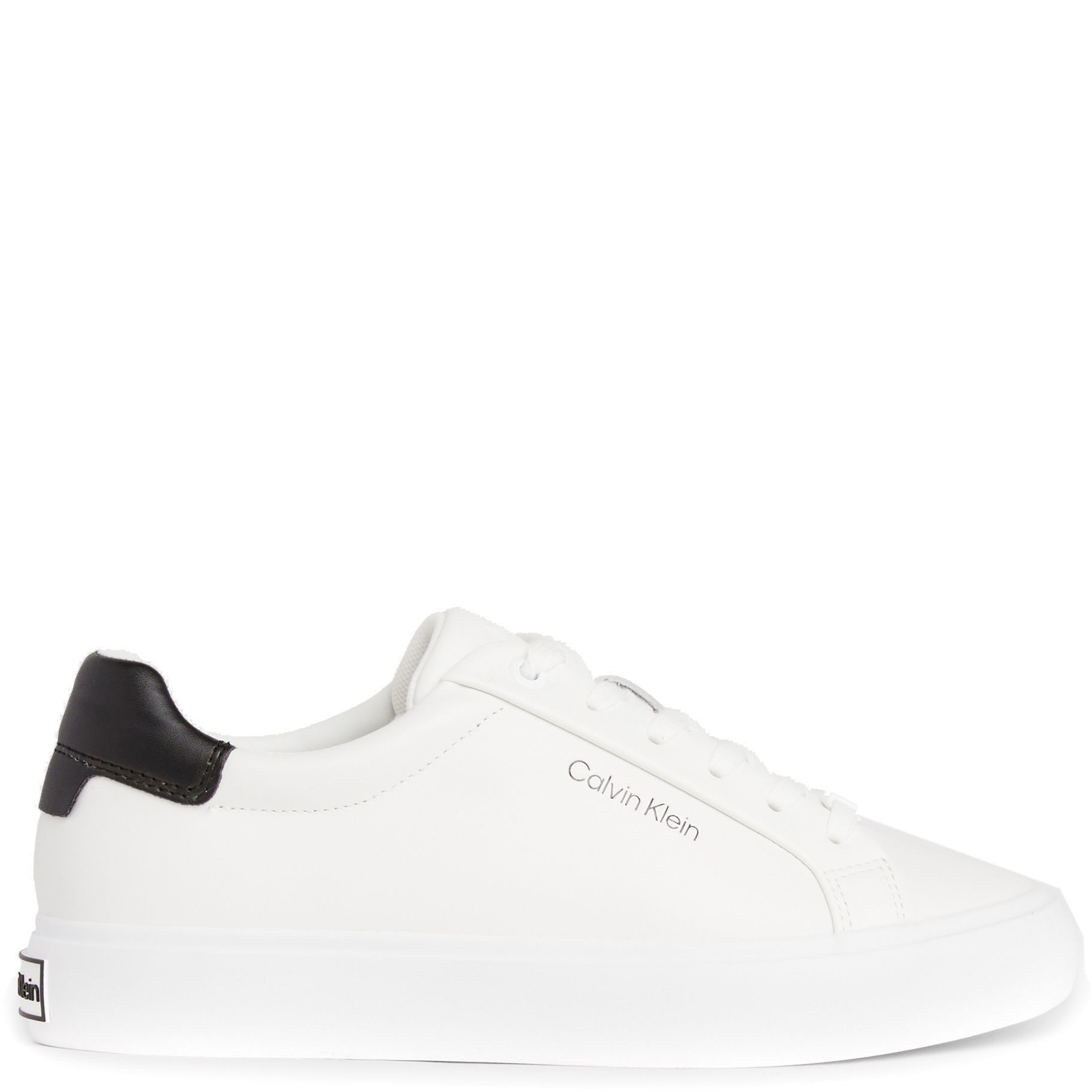 CALVIN KLEIN Laisvalaikio bateliai moterims, Balta, Vulcanized lace up leisure 2