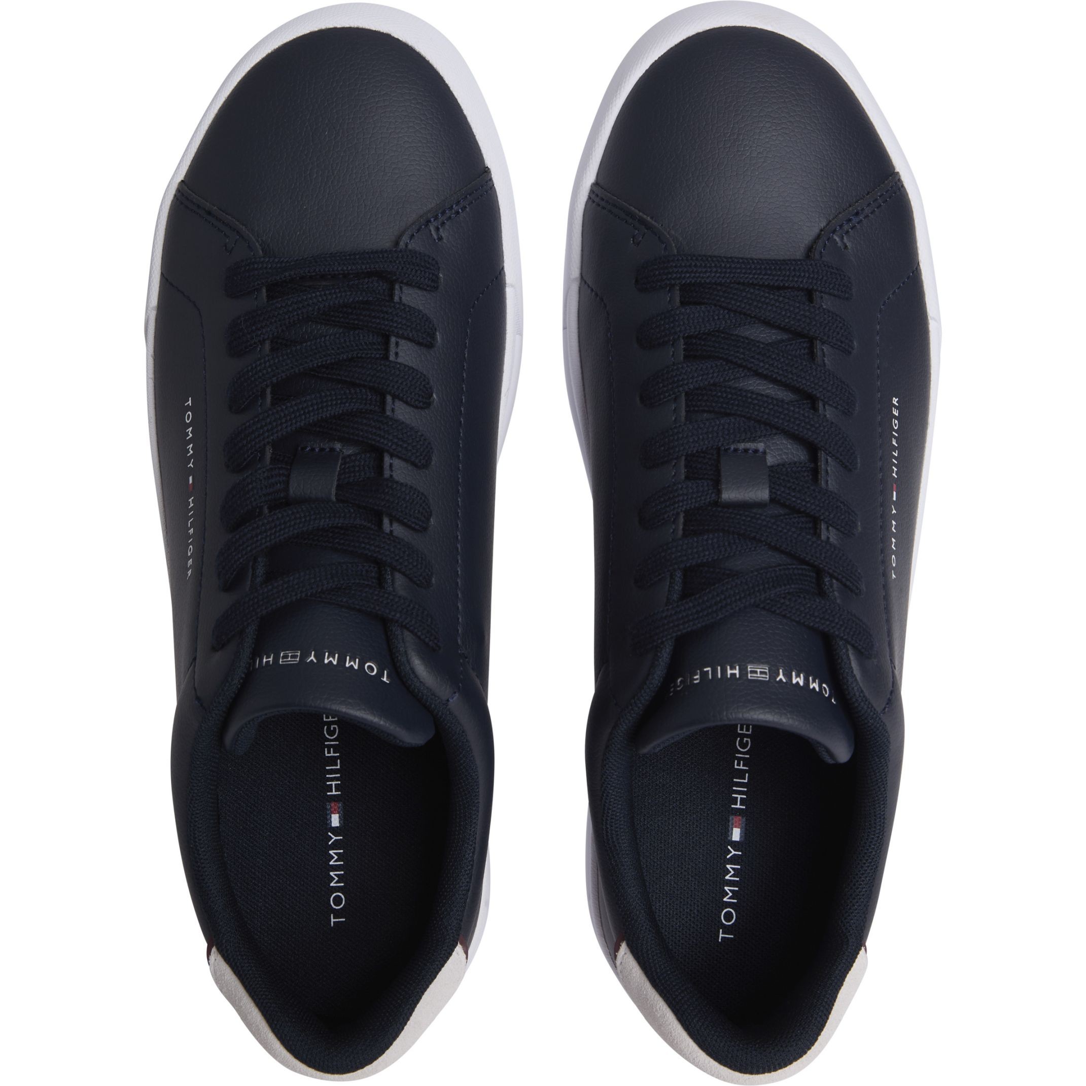 TOMMY HILFIGER Laisvalaikio bateliai vyrams, Mėlyna, Court detail sneaker 6