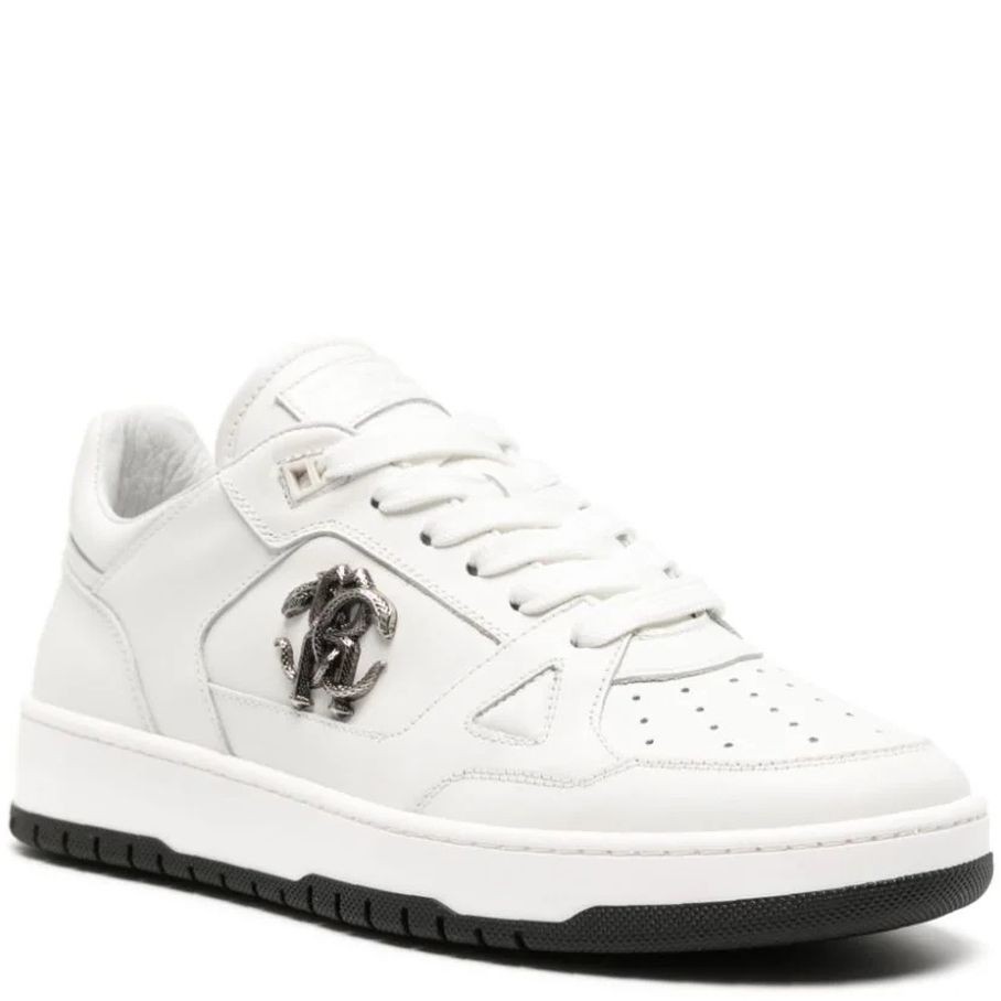 ROBERTO CAVALLI Laisvalaikio bateliai vyrams, Balta, Sneakers 1