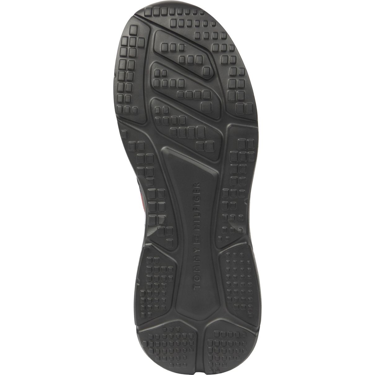 TOMMY HILFIGER Laisvalaikio bateliai vyrams, Juoda, Modern knit stripes leisure 5