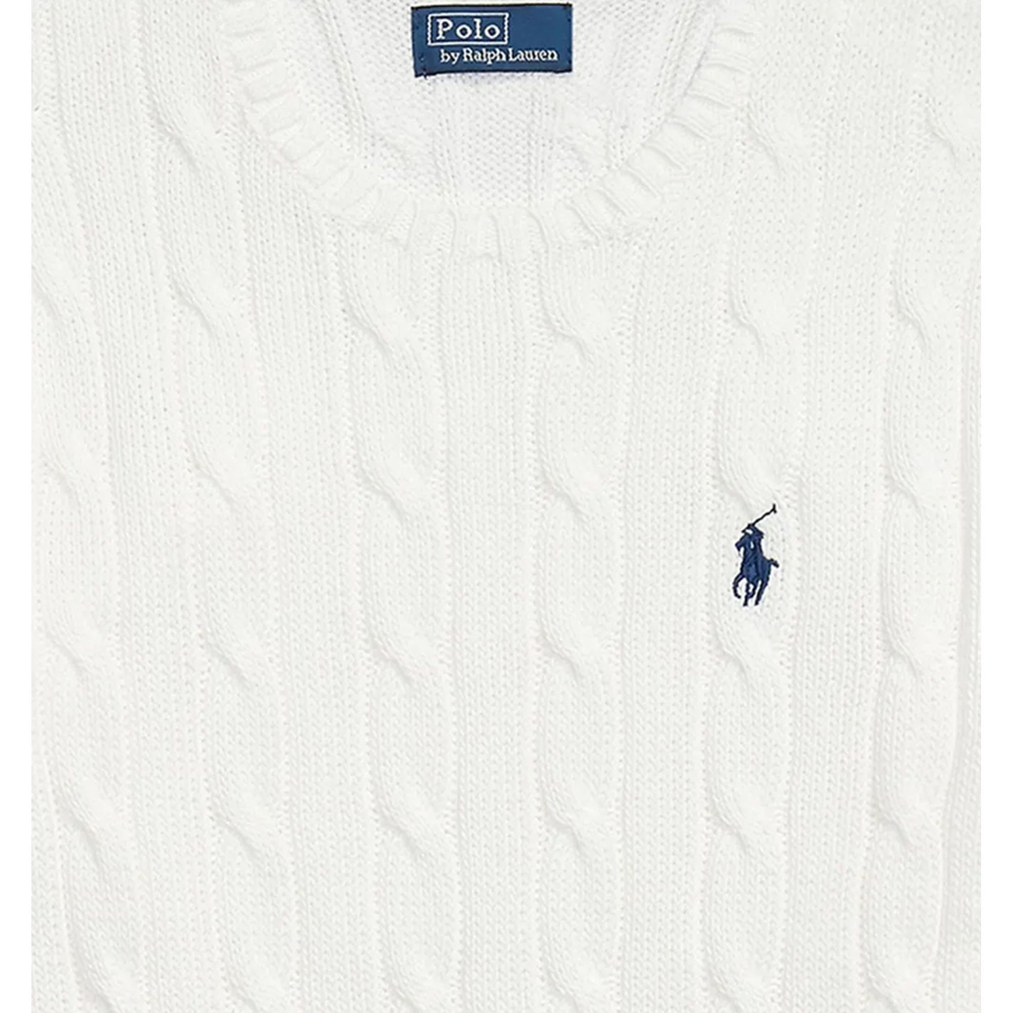 POLO RALPH LAUREN Megztinis moterims, Balta, Julianna-long sleeve-pullover 2