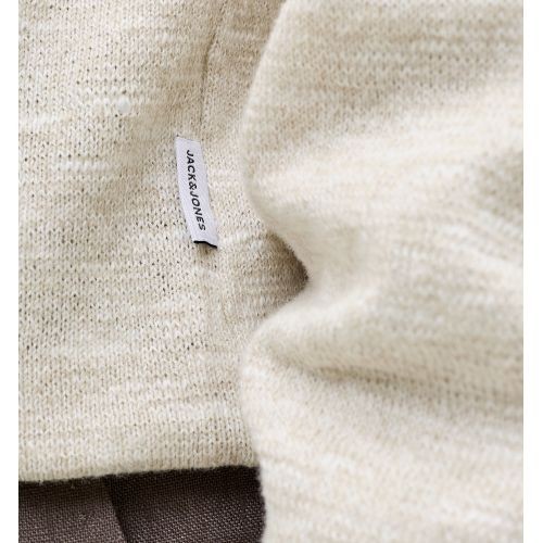 JACK & JONES Megztinis vyrams, Smėlio, Summer knit 3