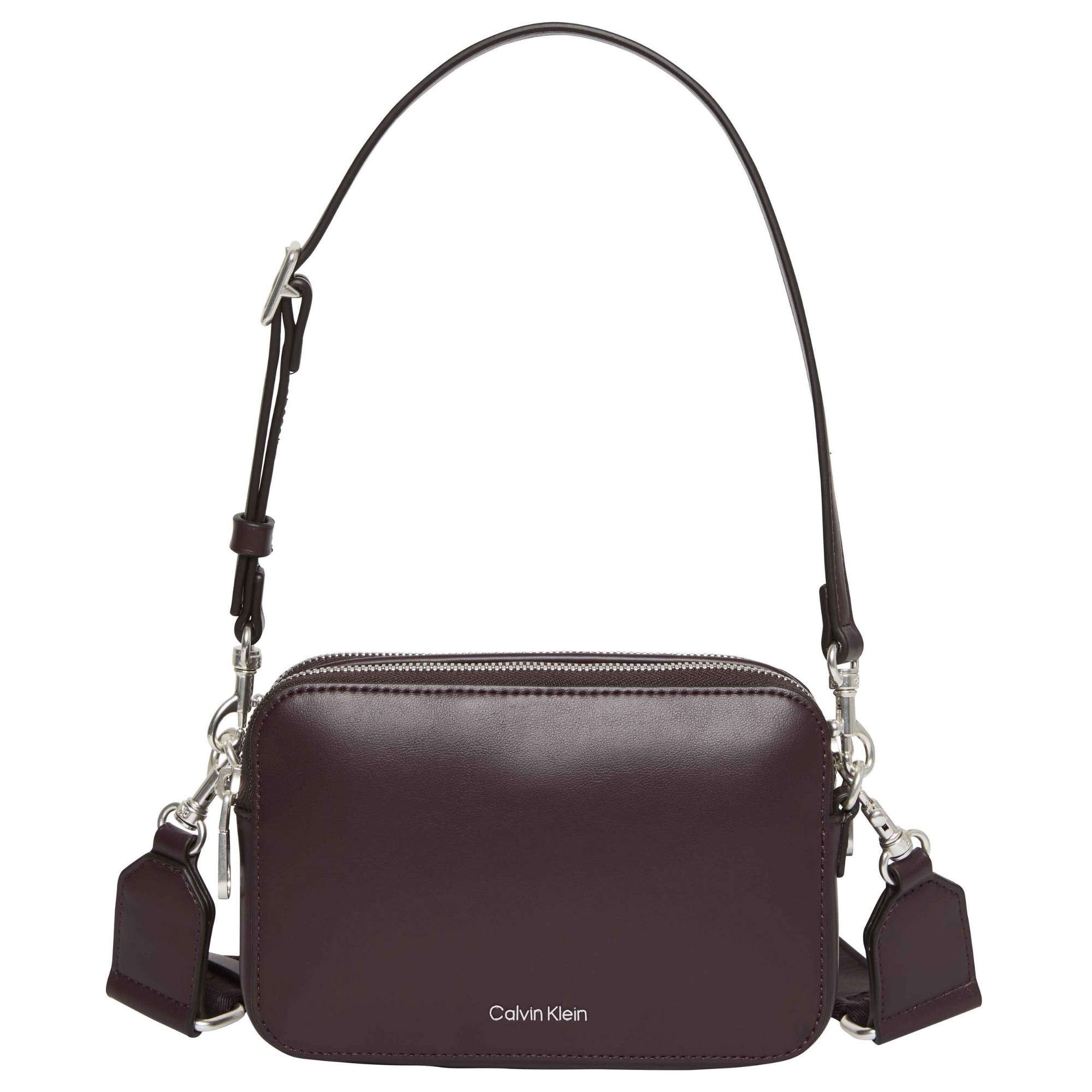 CALVIN KLEIN Rankinė per petį moterims, Raudona, webbing strap camera bag 1