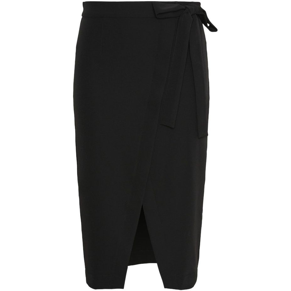 PIECES Midi sijonas moterims, Juoda, Pcacci midi skirt 2