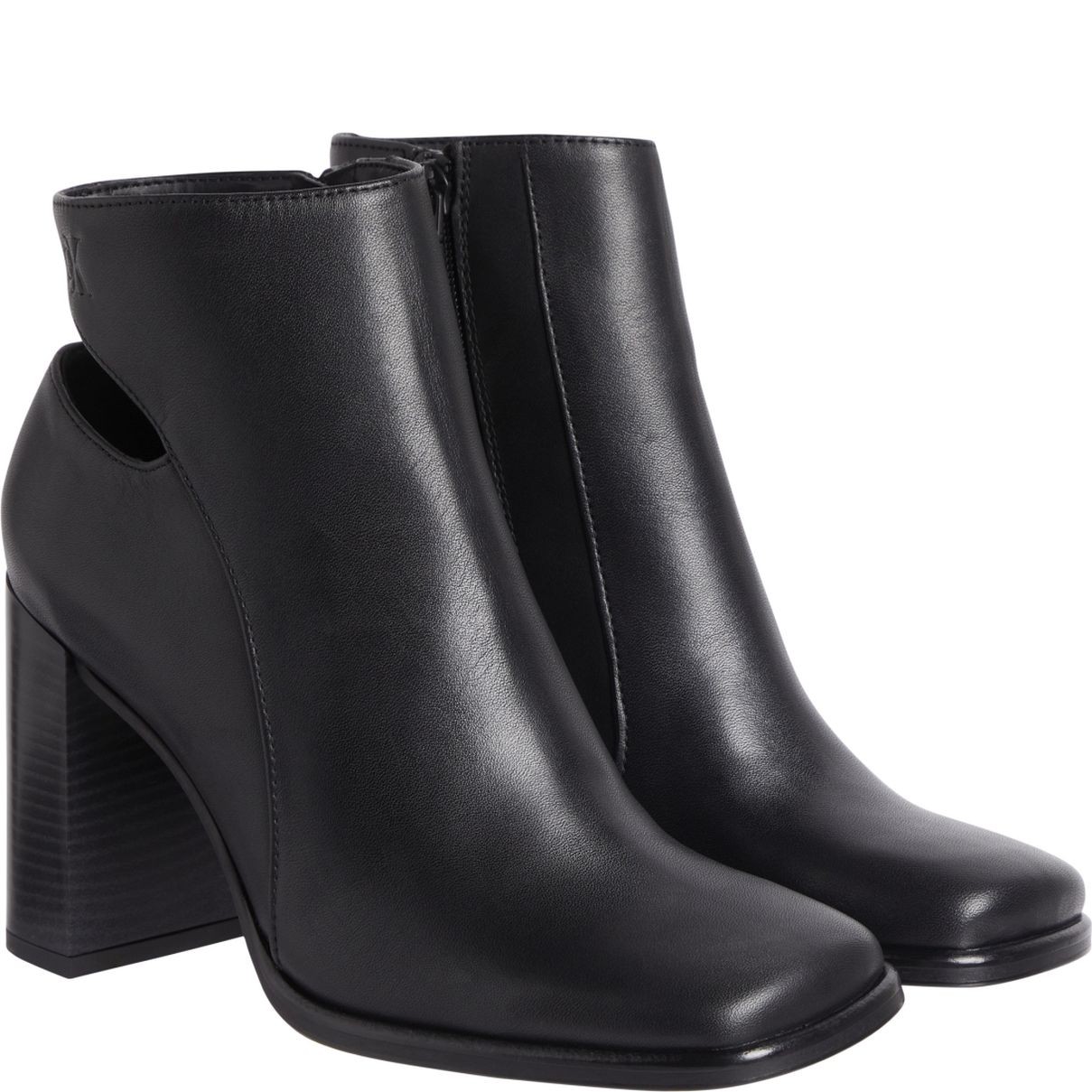 CALVIN KLEIN JEANS Aulinukai moterims, Juoda, Heel zip boot 1