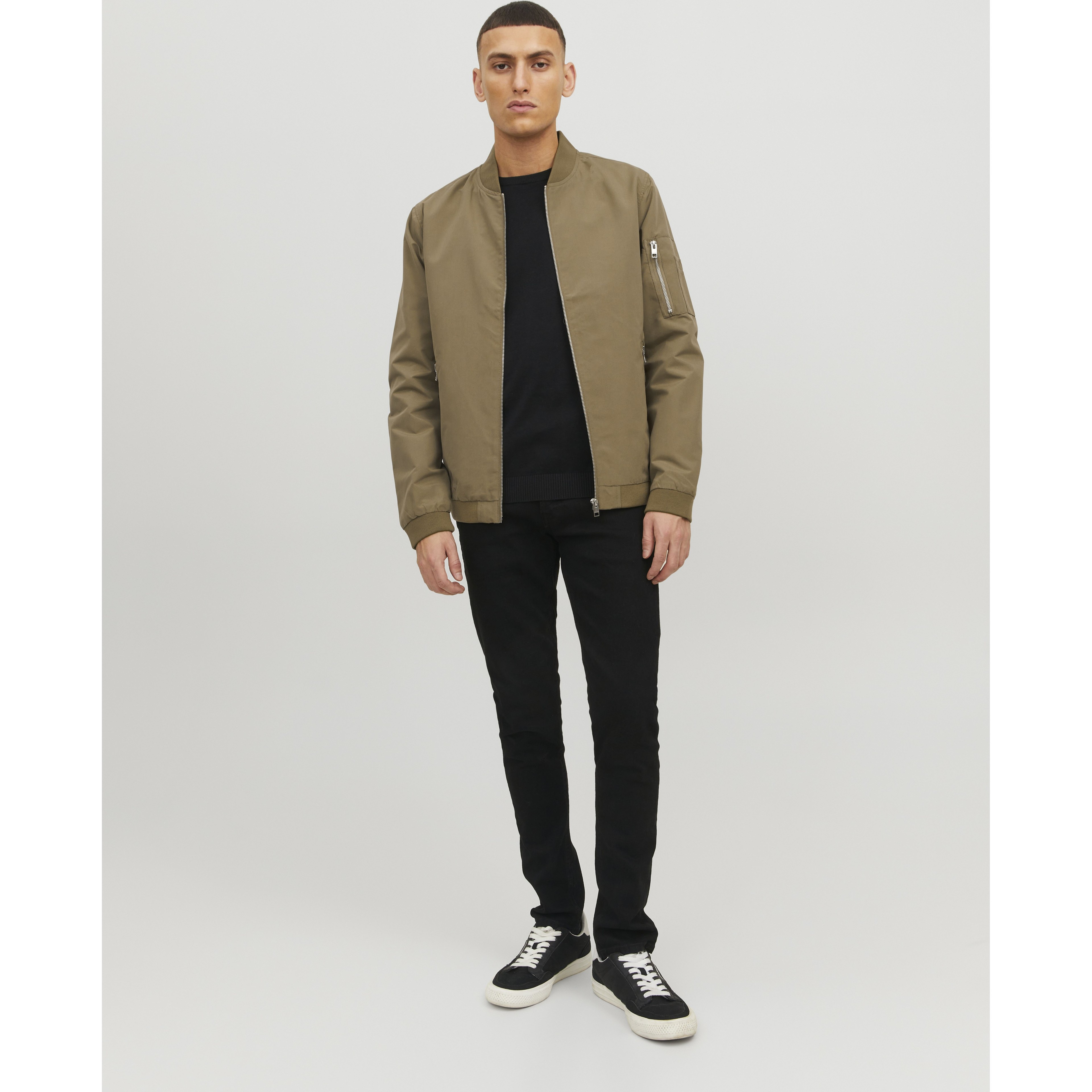 JACK & JONES Striukė vyrams, Žalia, Jjerush jackets 3