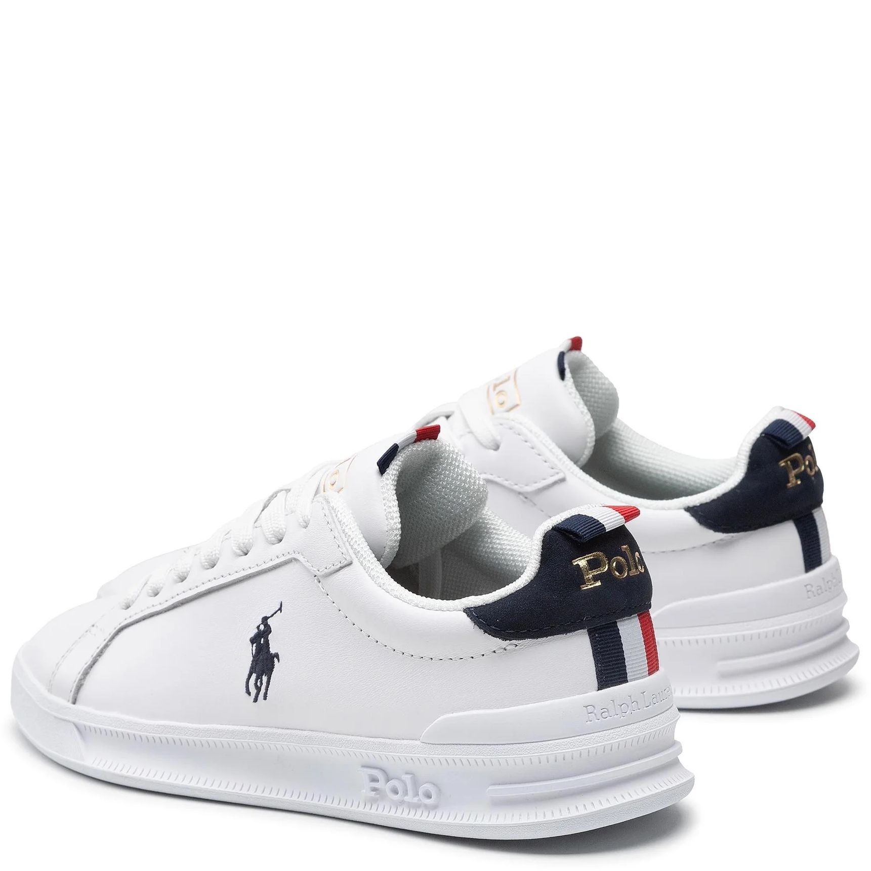 POLO RALPH LAUREN Sportiniai bateliai vyrams, Balta, Low top lace sneakers 3