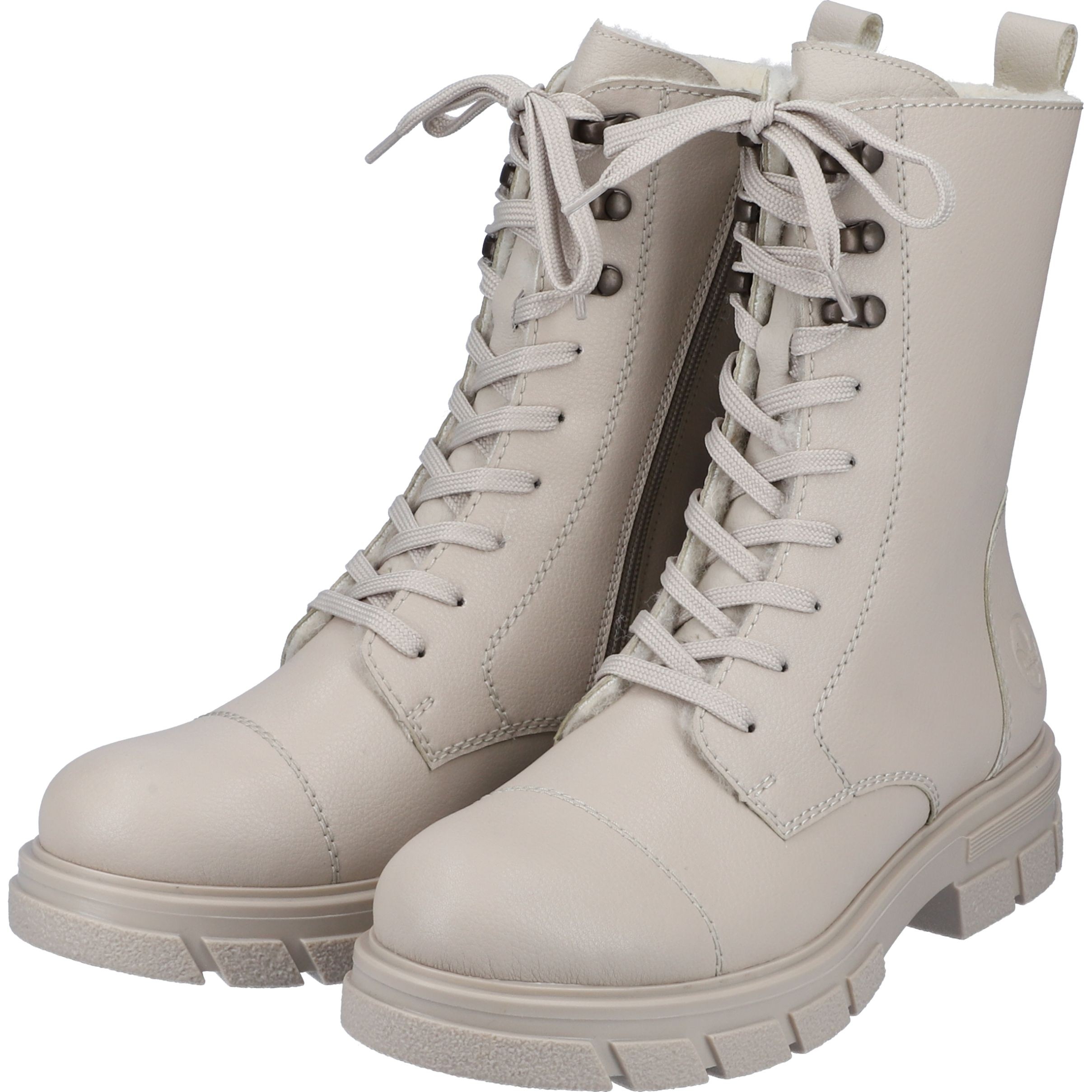 RIEKER Aulinukai moterims, Smėlio, BOOTIES 8