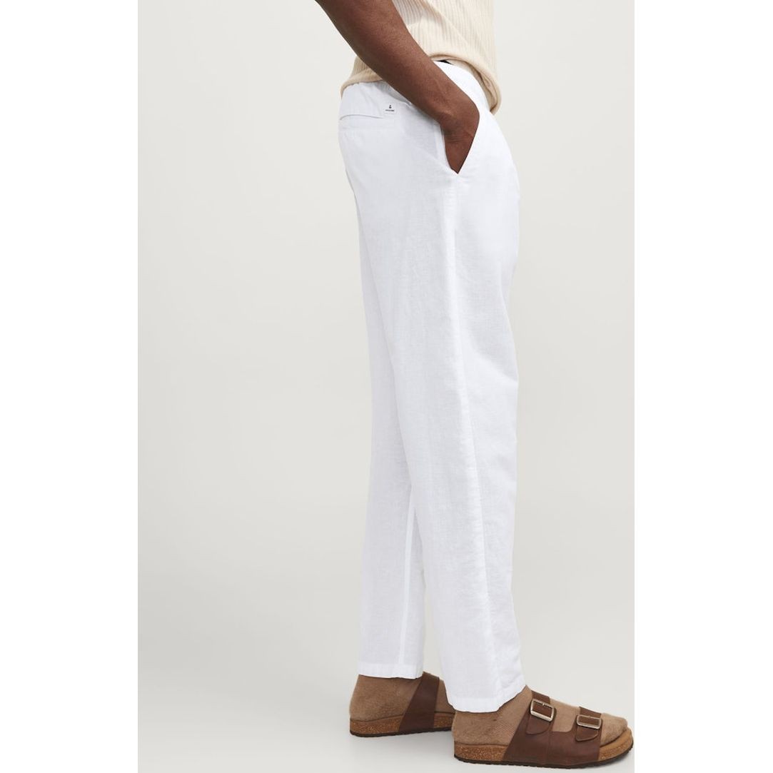JACK & JONES Kelnės vyrams, Balta, Jpstkane pants 7