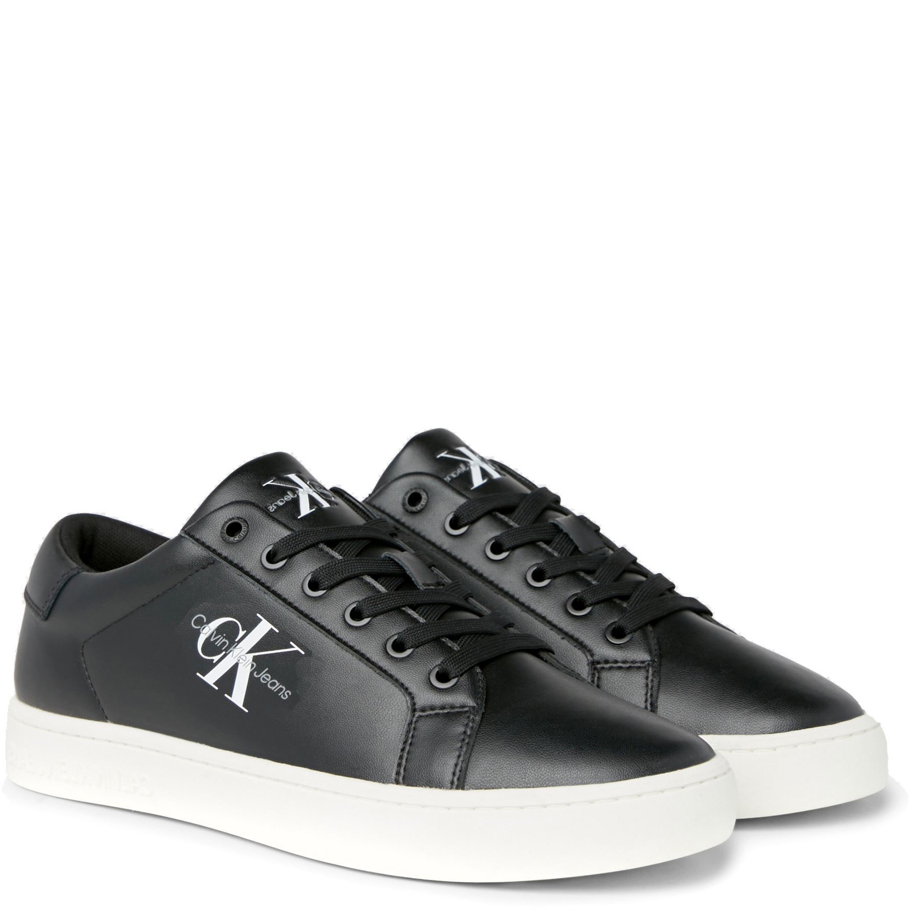 CALVIN KLEIN JEANS Laisvalaikio bateliai vyrams, Juoda, Classicc low lace up leisure 1
