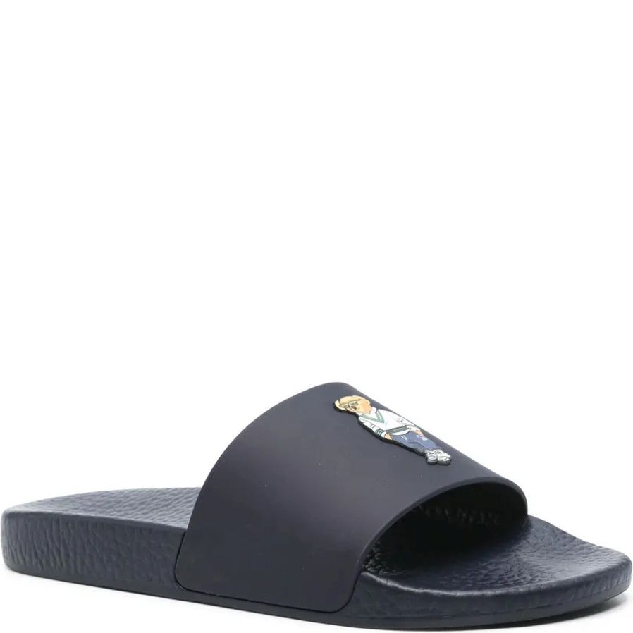 POLO RALPH LAUREN Guminės šlepetės vyrams, Mėlyna, Polo slide-sandals-slide 2