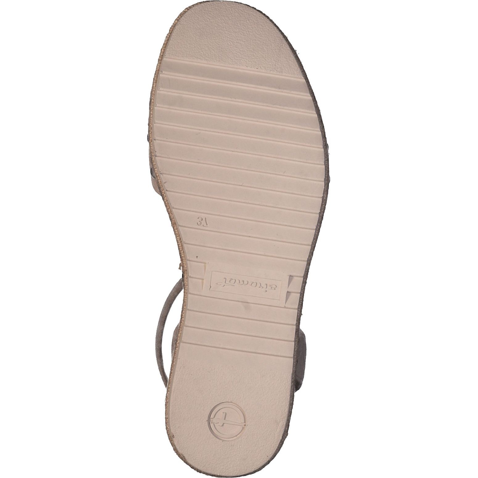 TAMARIS Basutės moterims, Smėlio, SANDALS 4