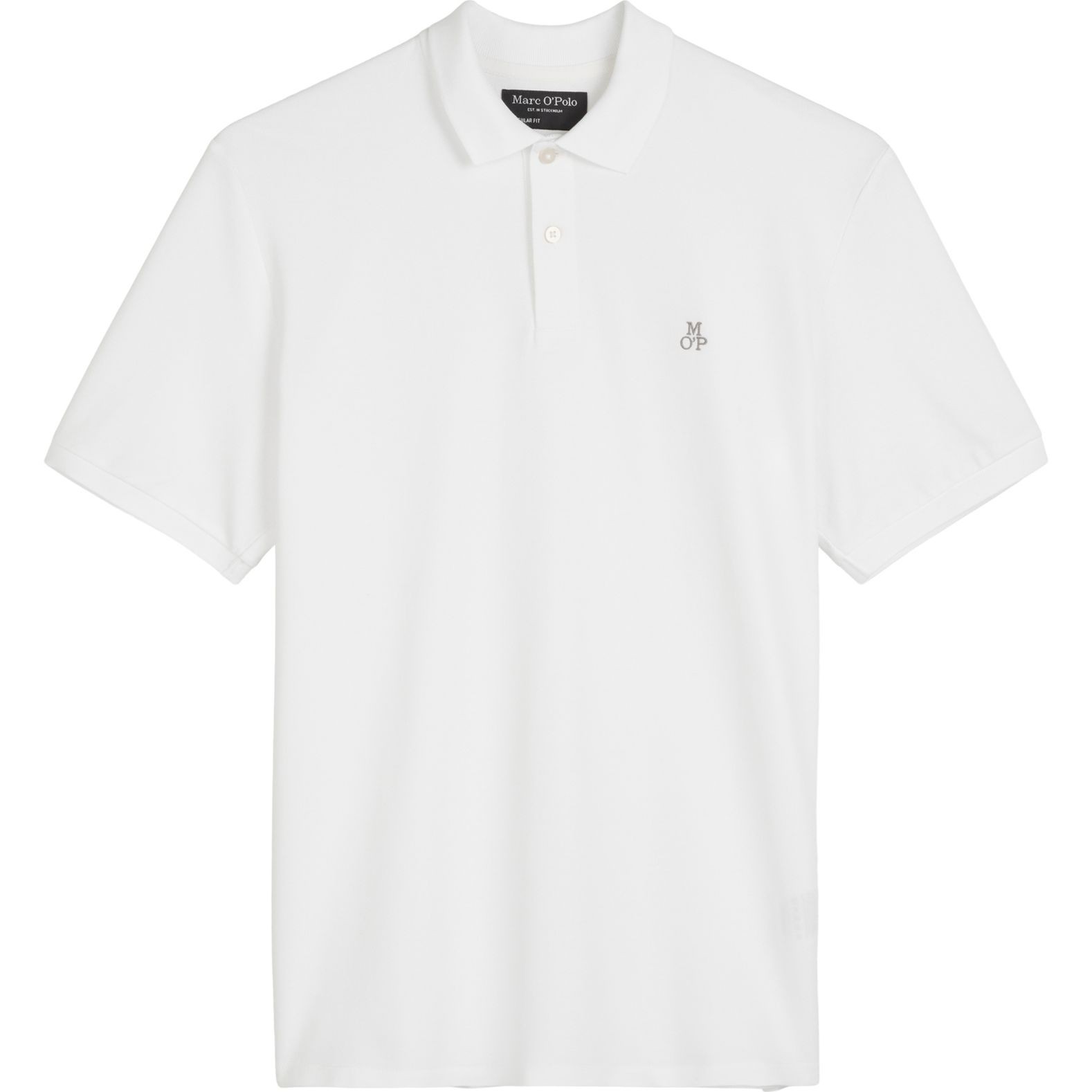 MARC O'POLO Polo marškiniai trumpos rank. vyrams, Balta, Polo short 523223053092 1