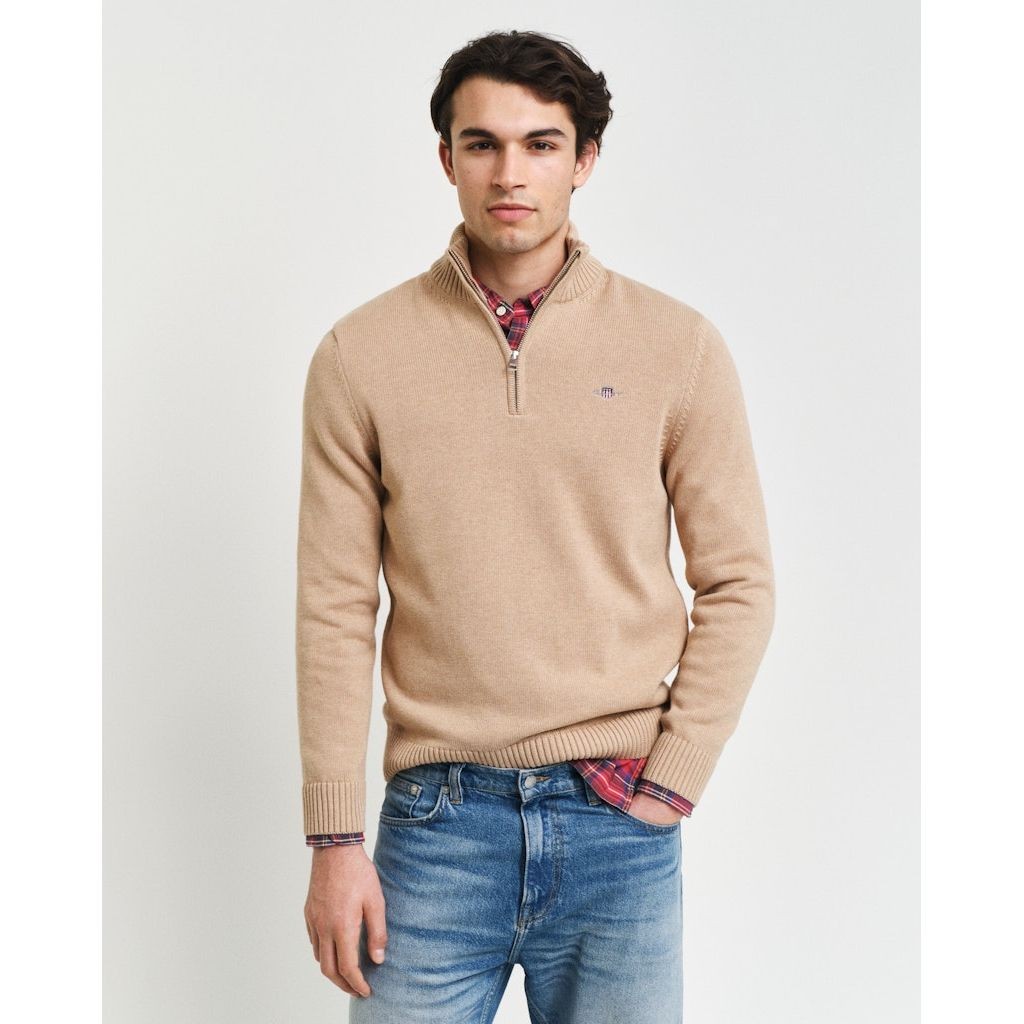 GANT Megztinis vyrams, Chaki, Casual cotton sweater 2