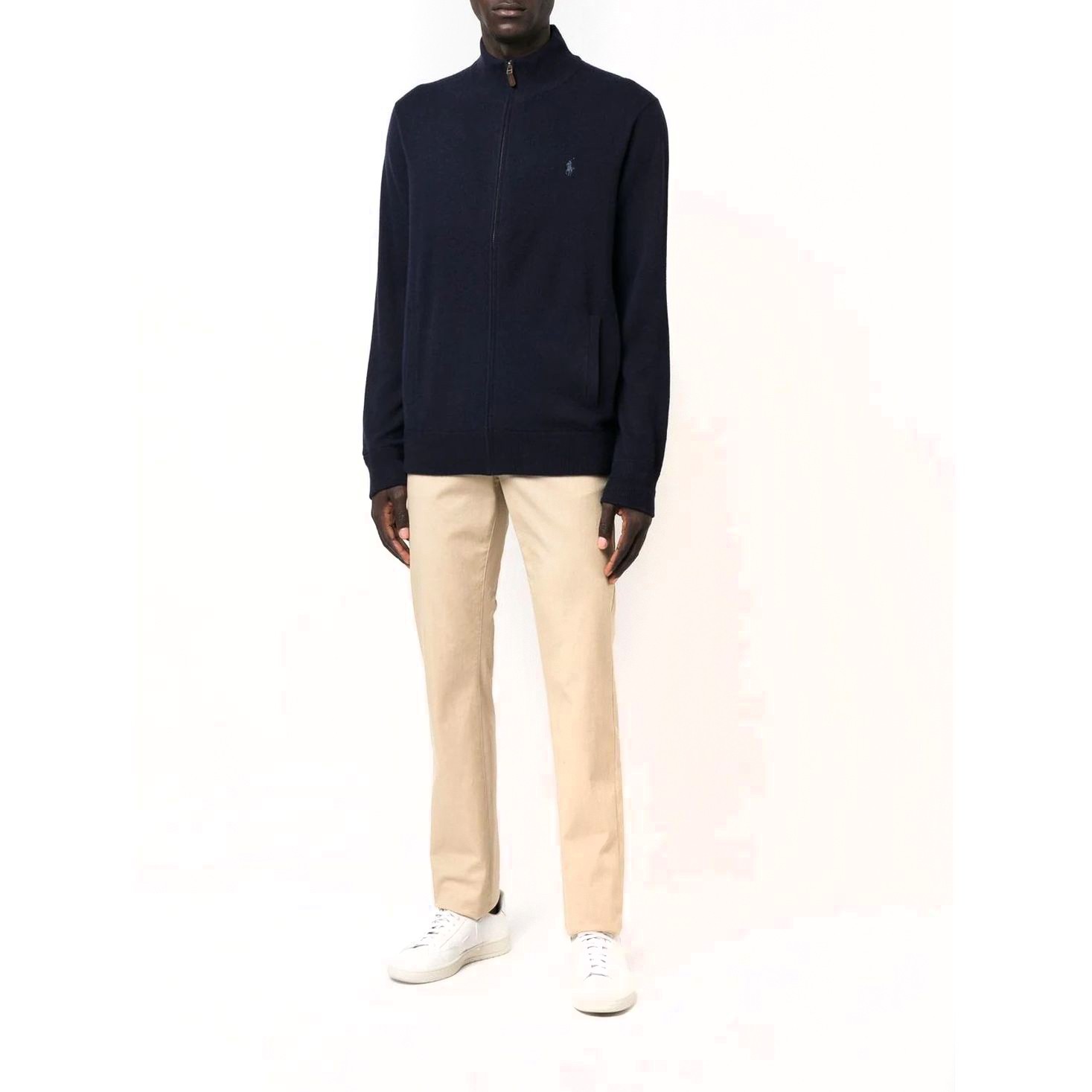 POLO RALPH LAUREN Sportinis nertinis vyrams, Mėlyna, Long sleeve full zip sweater 2