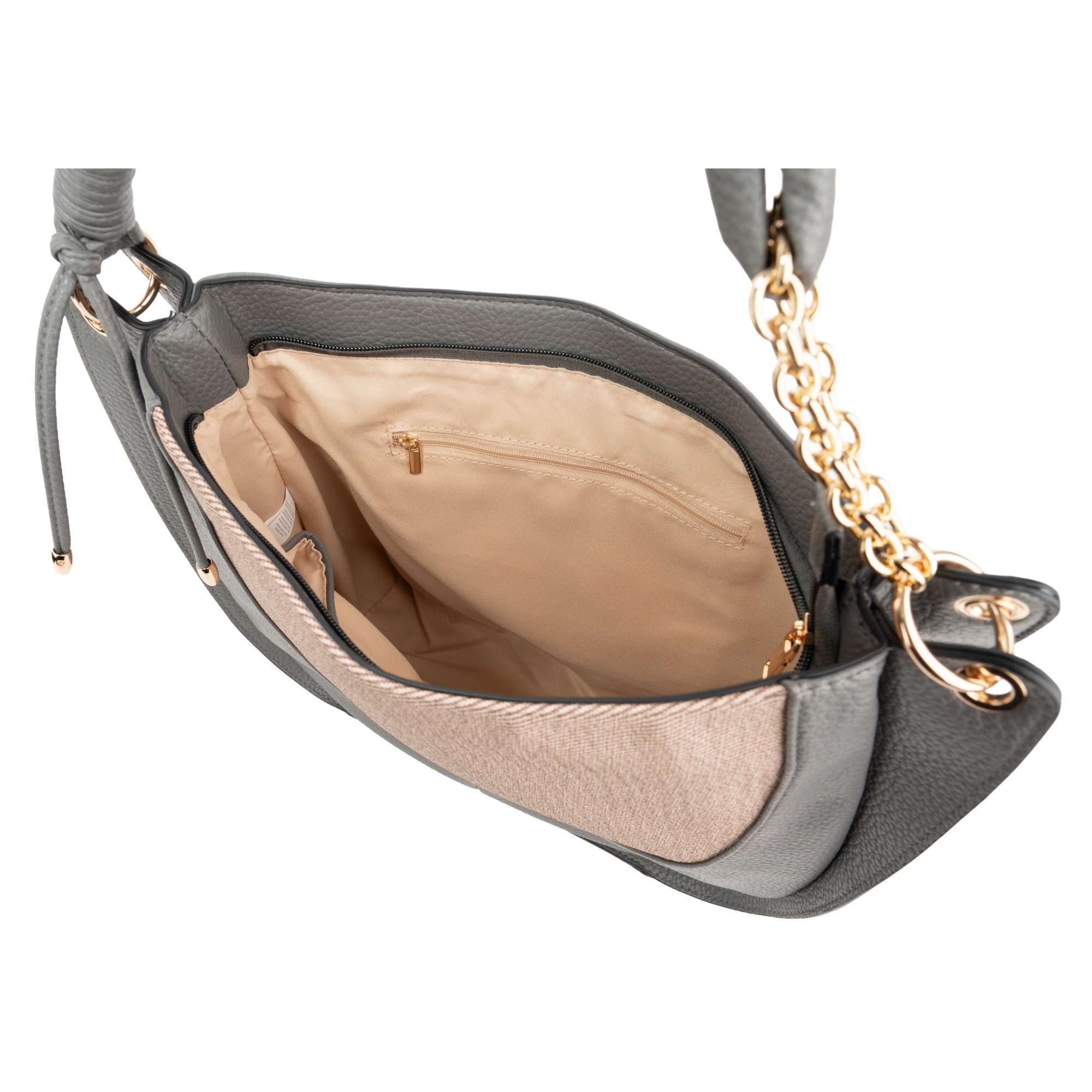 STELLA NEW YORK Rankinė per petį moterims, Pilka, Shoulder bag 3